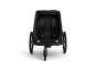 Hamax Traveller Kinderanhänger 2 Kinder | black