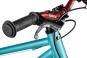 KUbikes 16L MTB 22 cm | türkis glitter/laser red