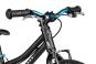 KUbikes 16S MTB 18 cm | schwarz/laser blue