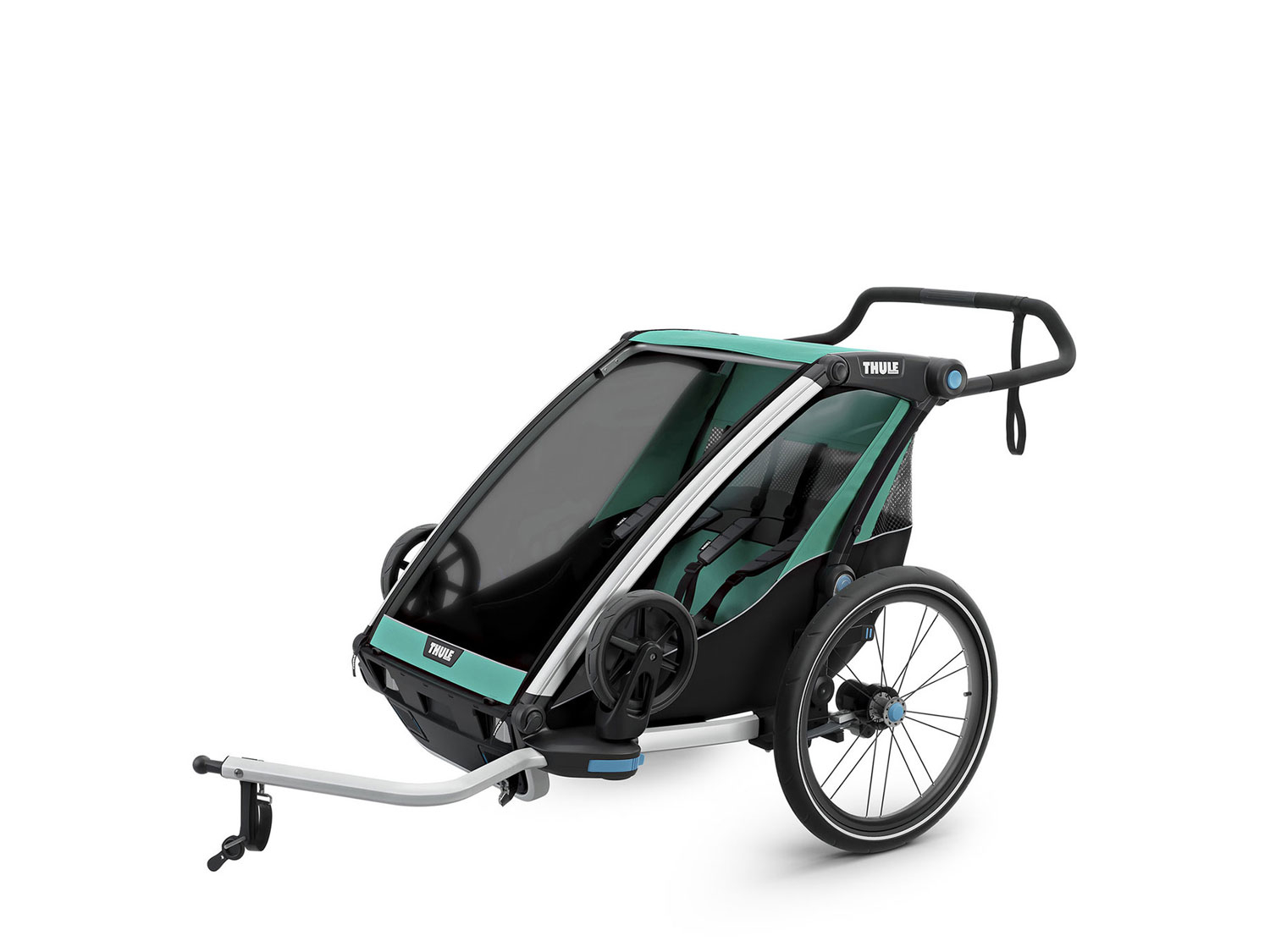 Thule Chariot Lite 2 2 Kinder bluegrass Markenr der Zubeh r