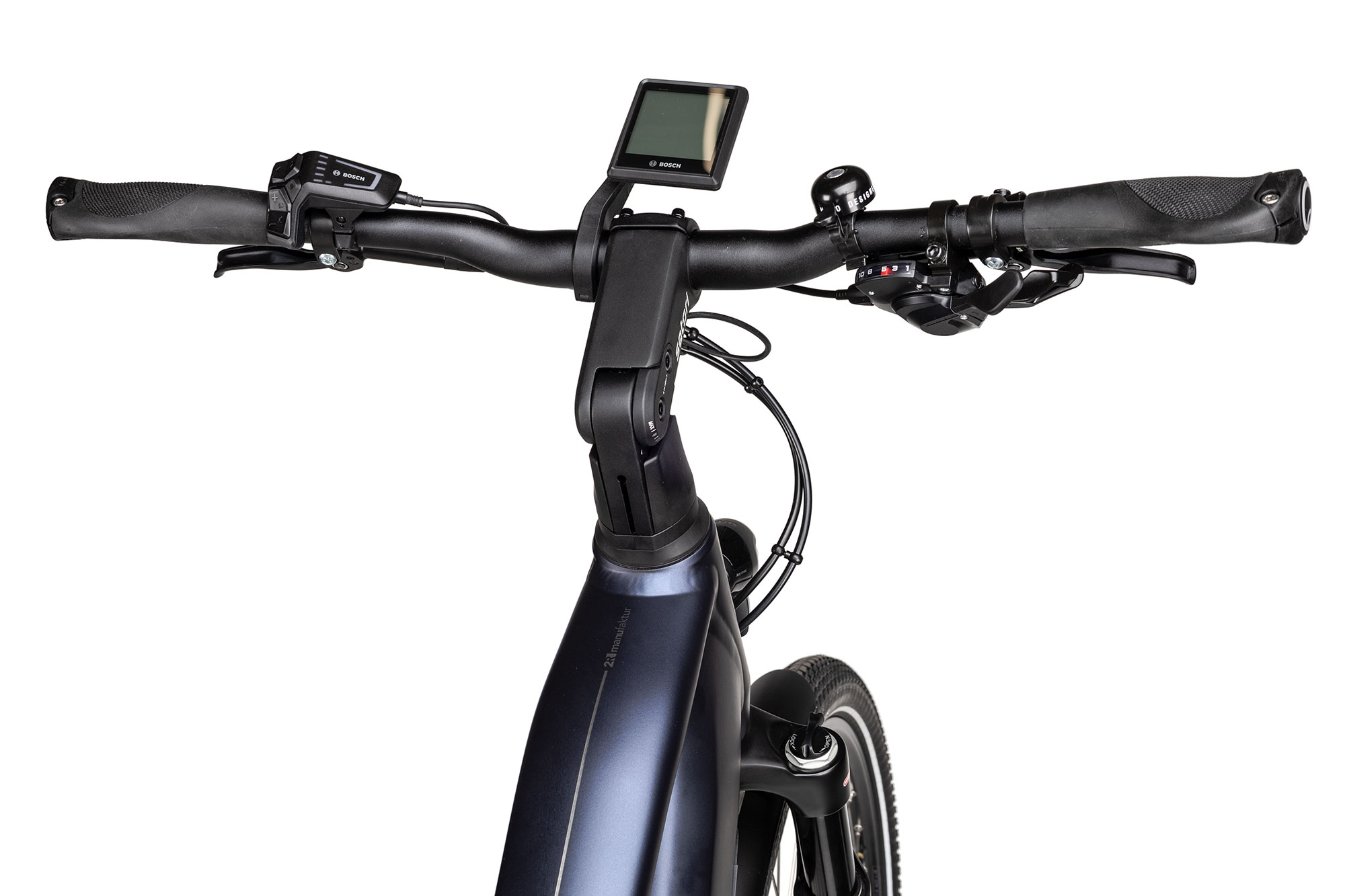 2R Manufaktur ELX 11 Trapez 51 cm | blauschwarz matt/silber/titan