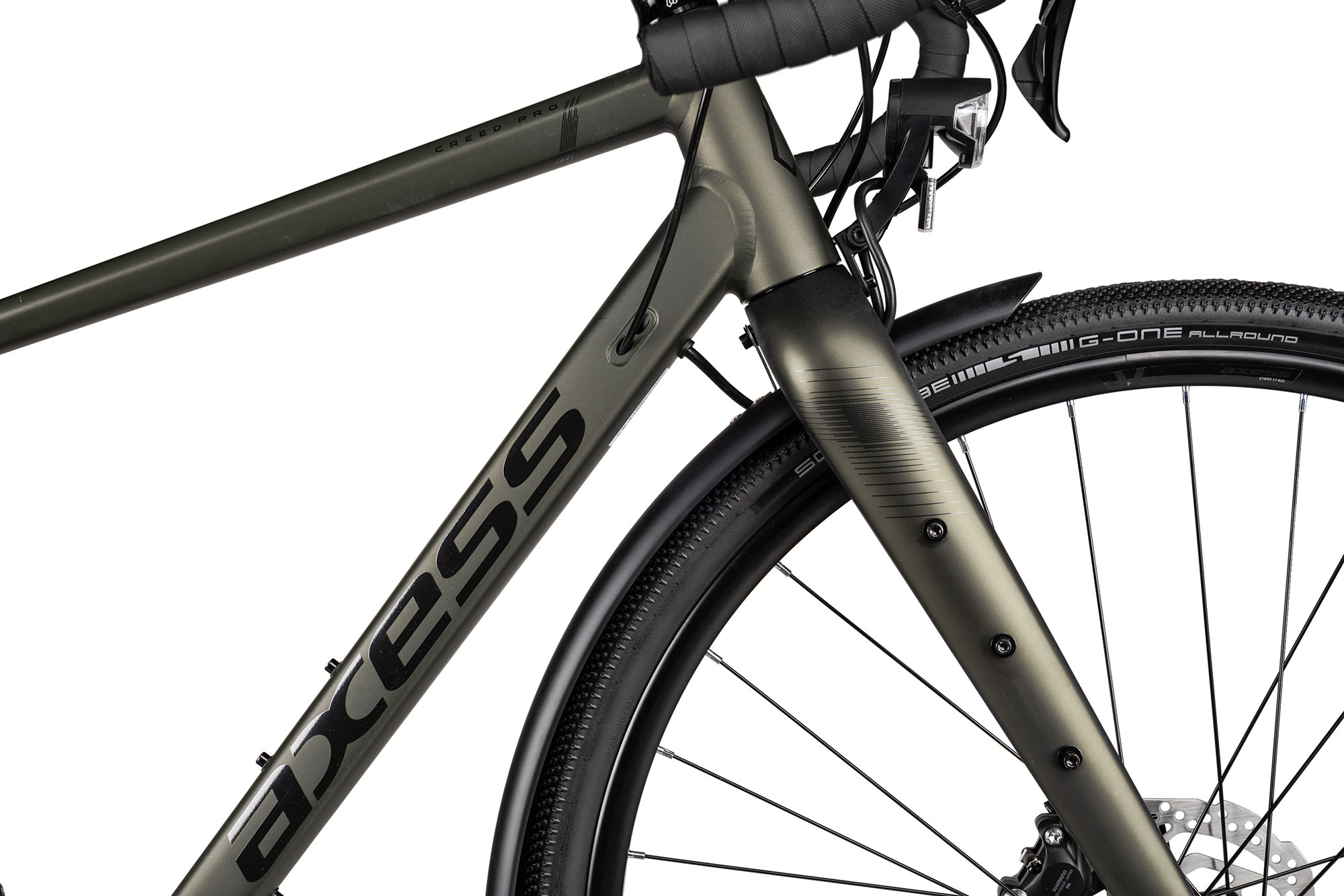 Axess CREED PRO EQ 57 cm | olive matt