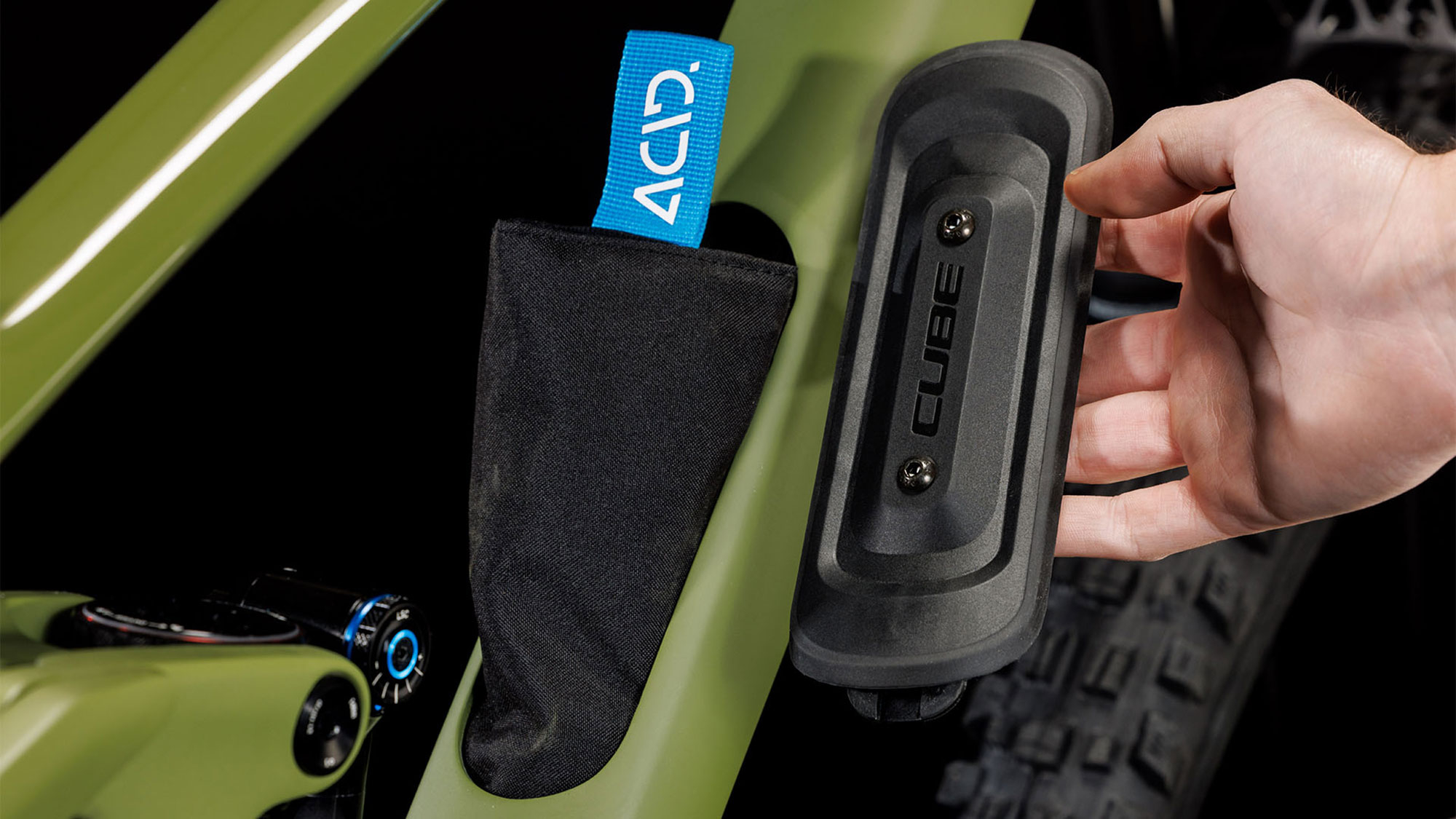 Cube Stereo ONE55 C:62 TM M | olive´n´chrome