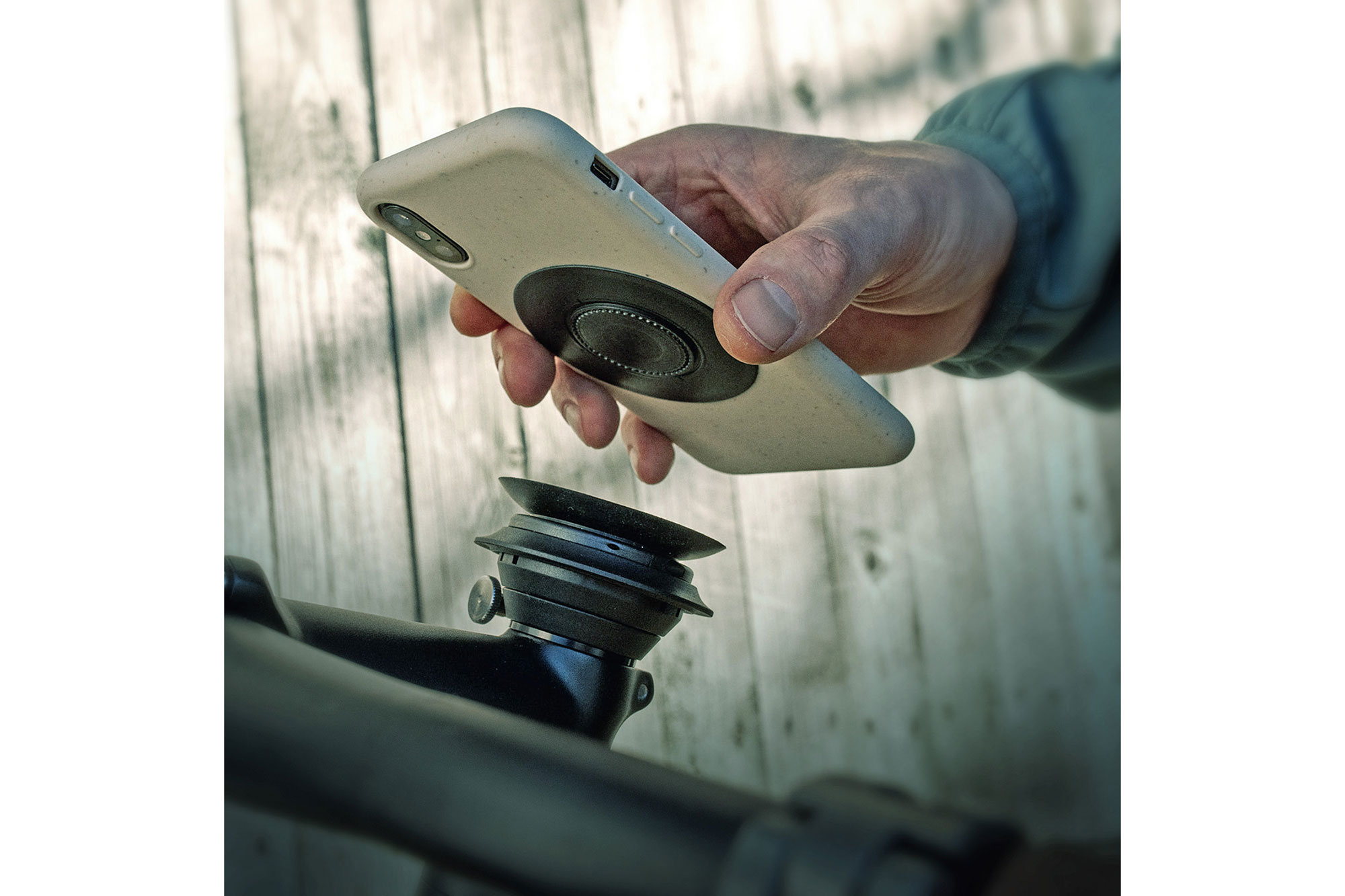 Fidlock Vacuum uni phone patch schwarz/transparent