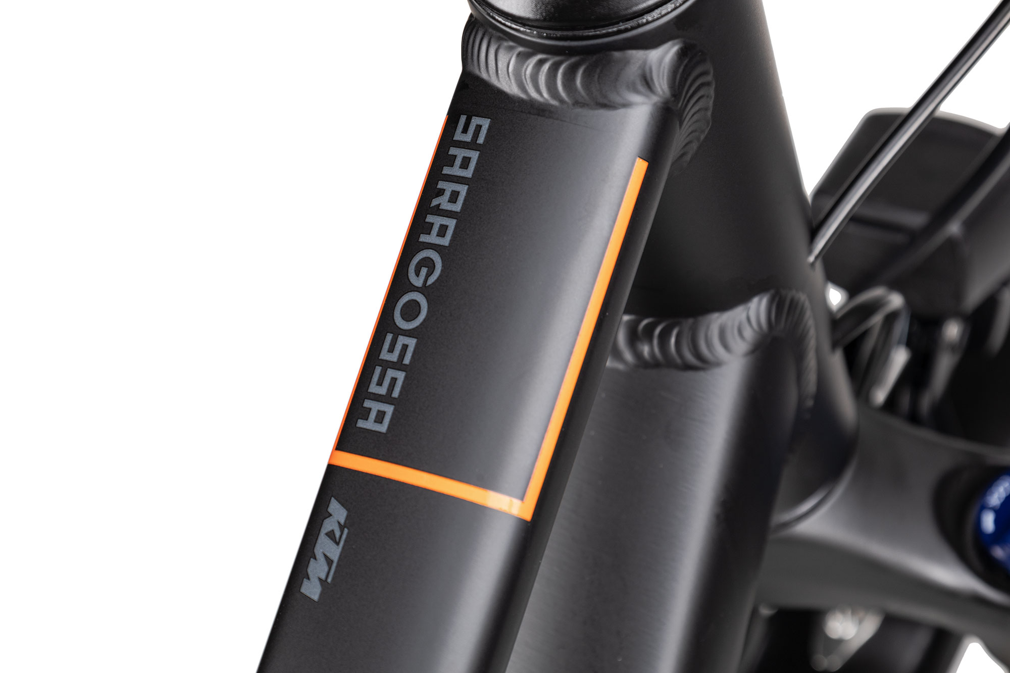 KTM Saragossa Trapez 2025 46 cm | black matt/grey orange