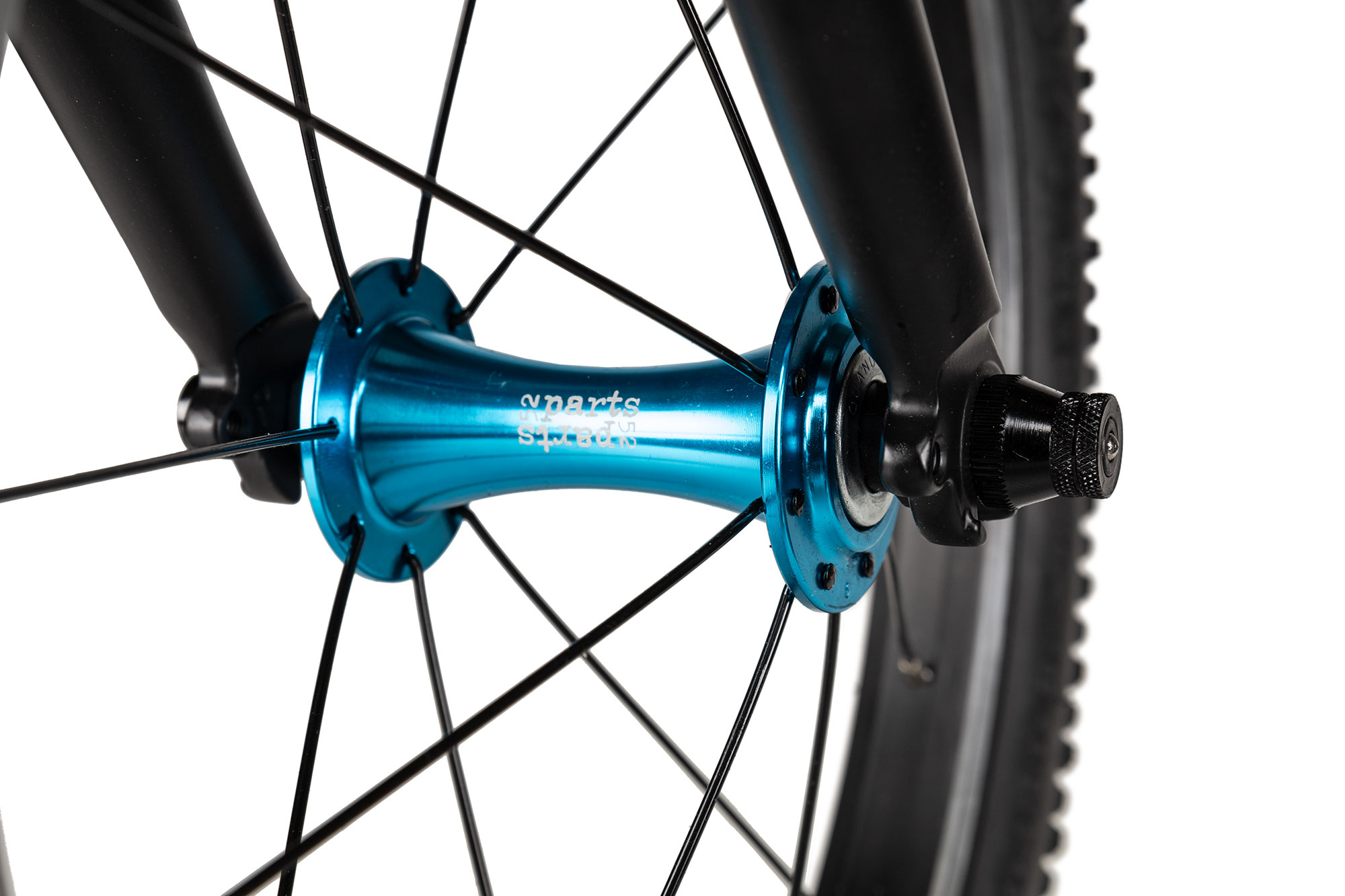 KUbikes 16S MTB 18 cm | schwarz/laser blue