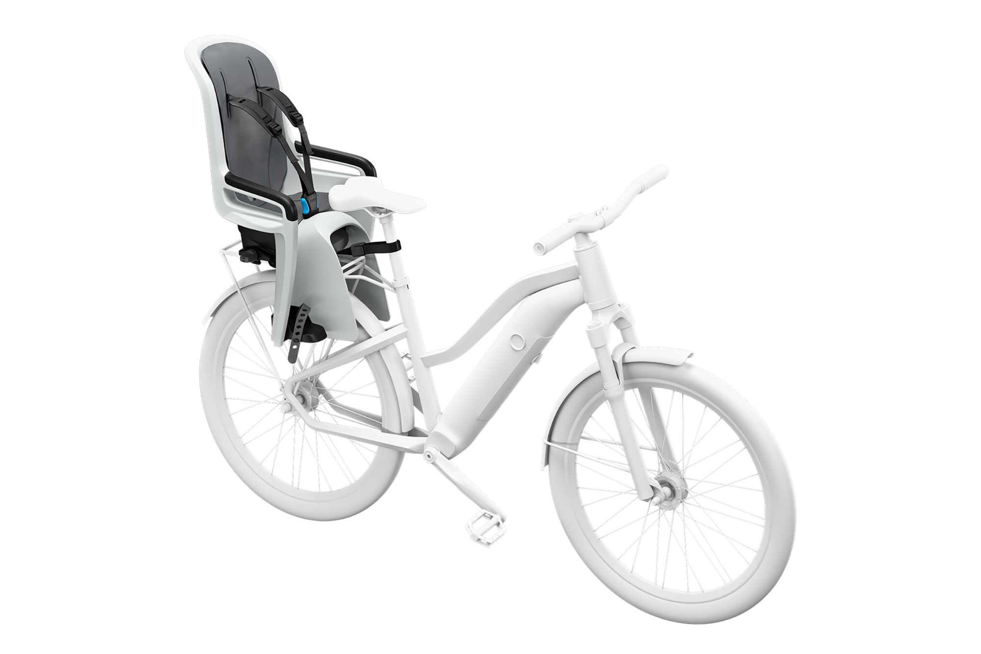 Thule RideAlong II Kindersitz Gepäckträger light grey