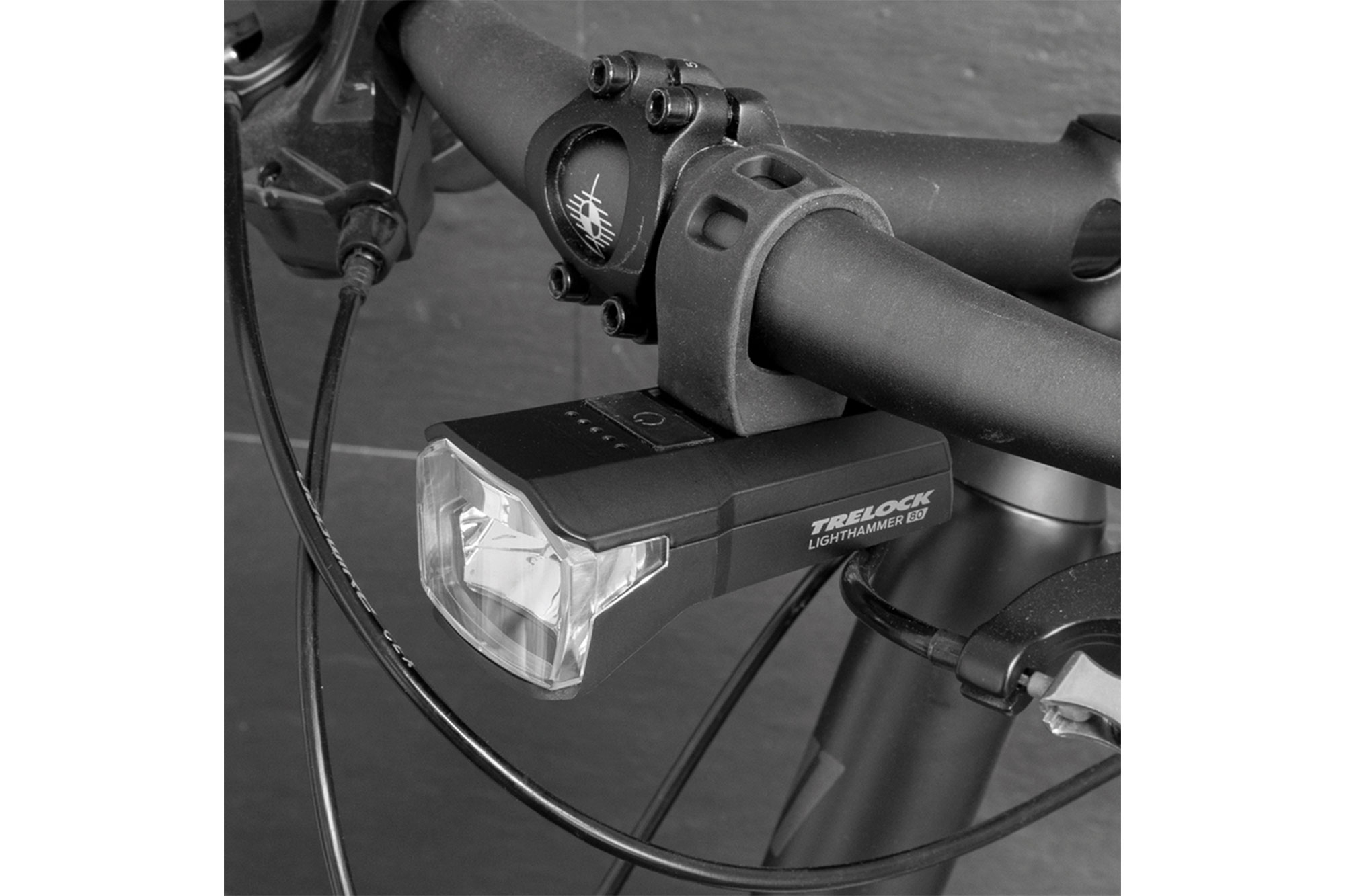 Trelock LS480/740 Lighthammer Set 80 Lux Lichtset schwarz
