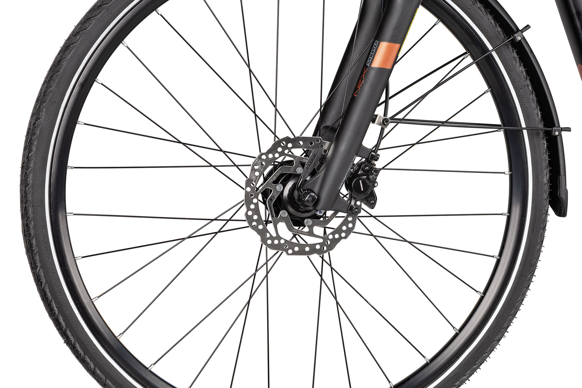 2R Manufaktur TRS THREE Wave  56 cm | black matt/orange matt