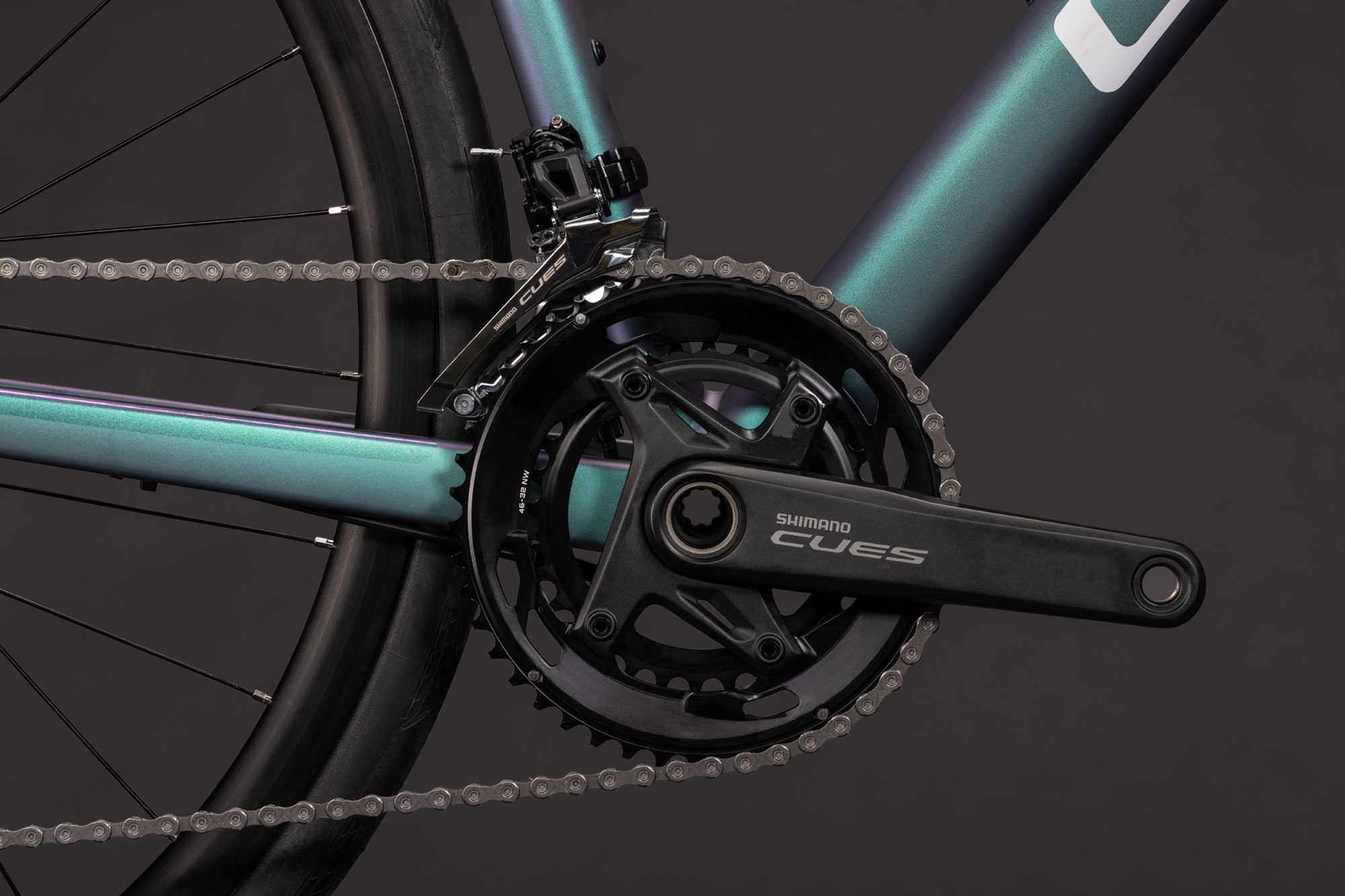 Cube Attain Race 2027 60 cm | smaragdgrey´n´white