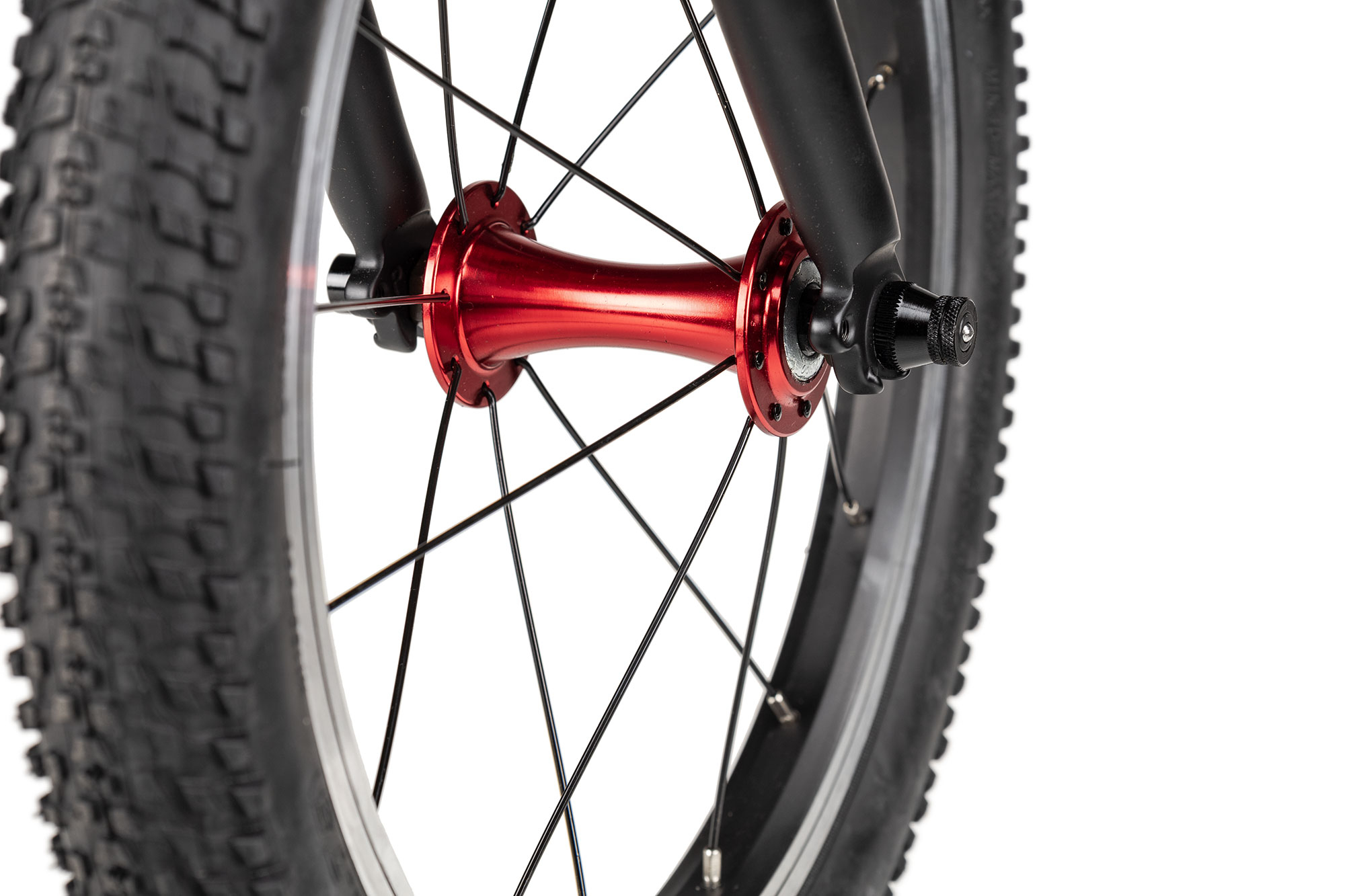 KUbikes 16S MTB 18 cm | türkis glitter/laser red