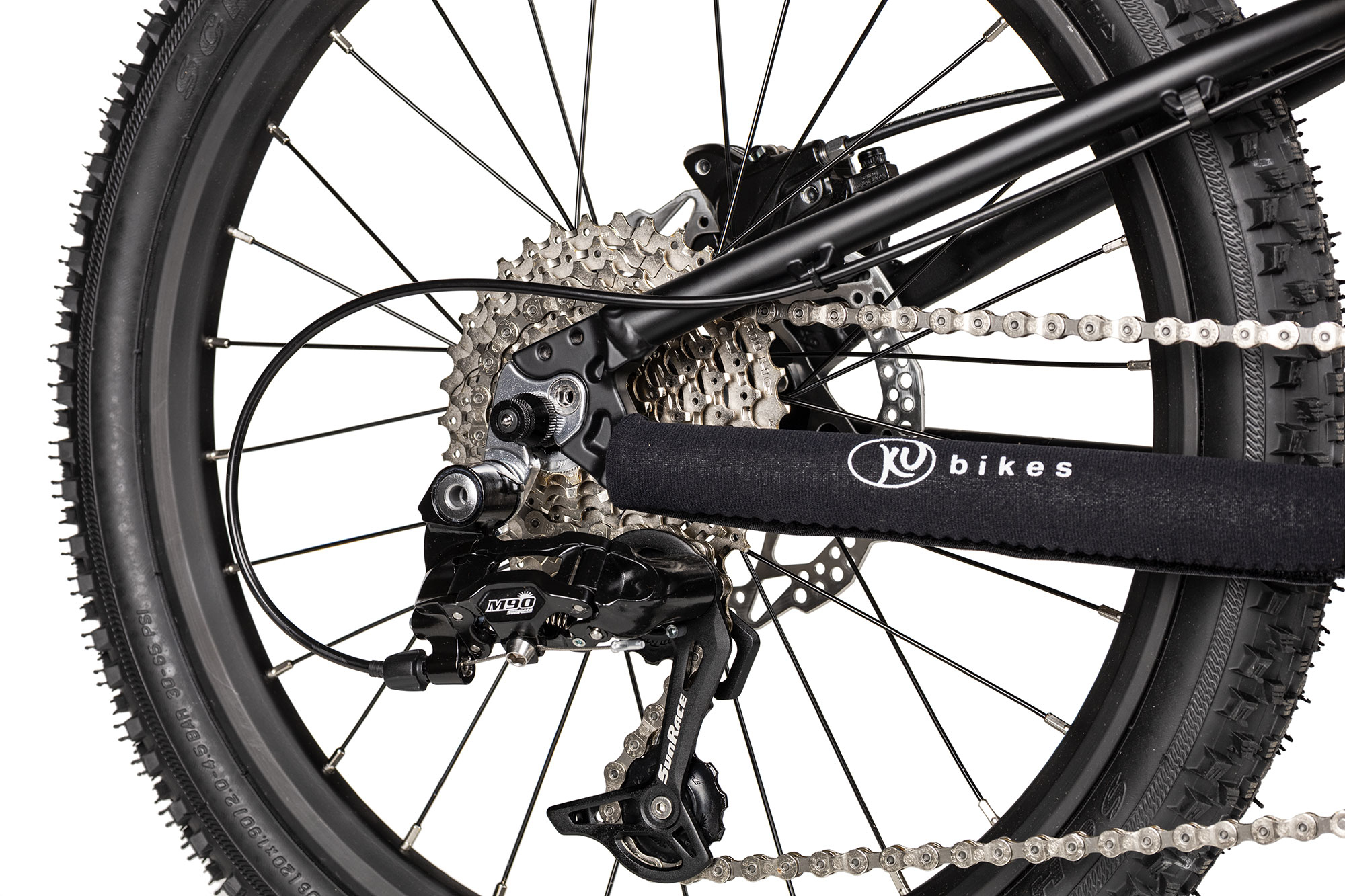 KUbikes 20 MTB Disc S | schwarz/laser blue