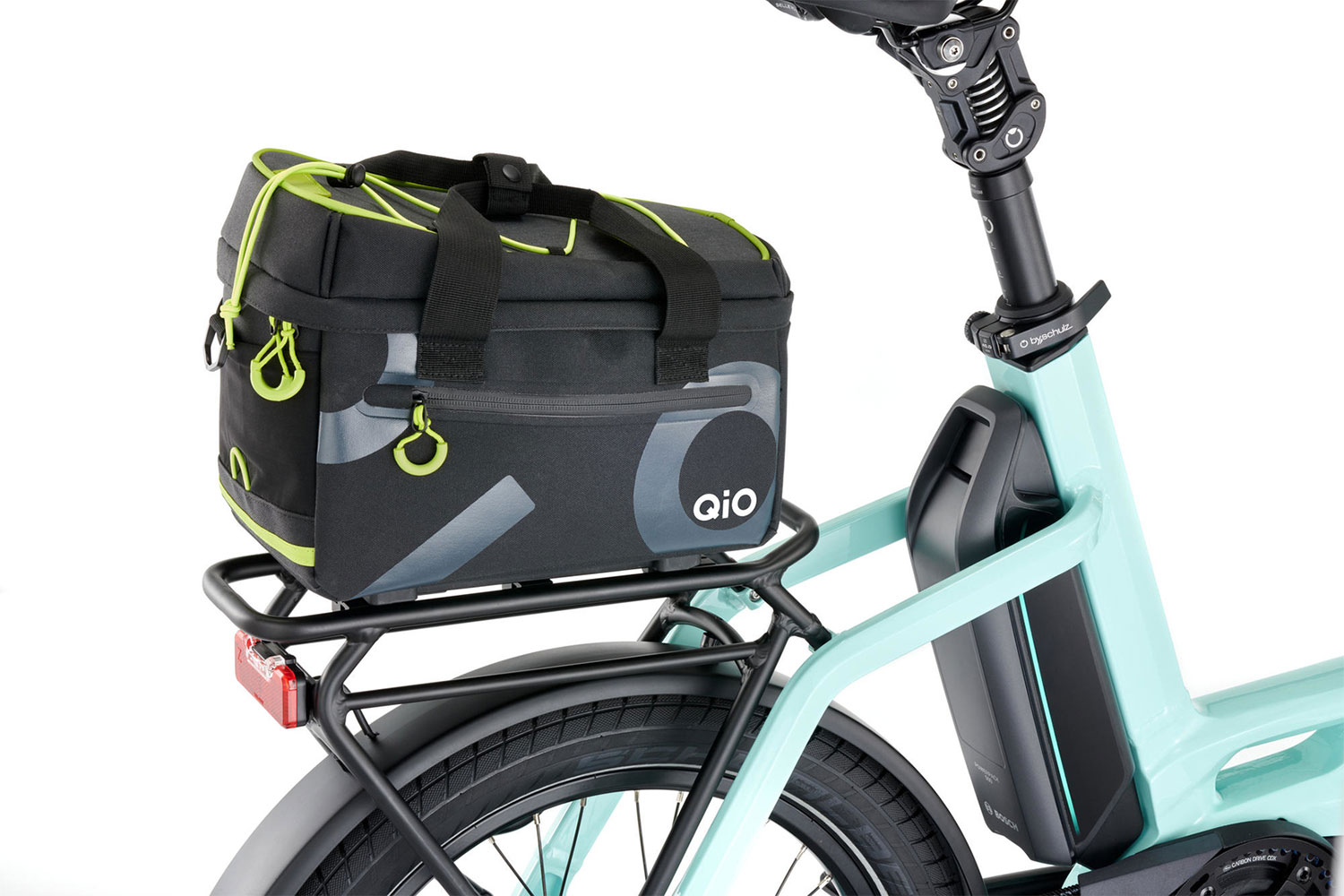 QIO Noah Gepäckträgertasche MIK 7 Liter | schwarz