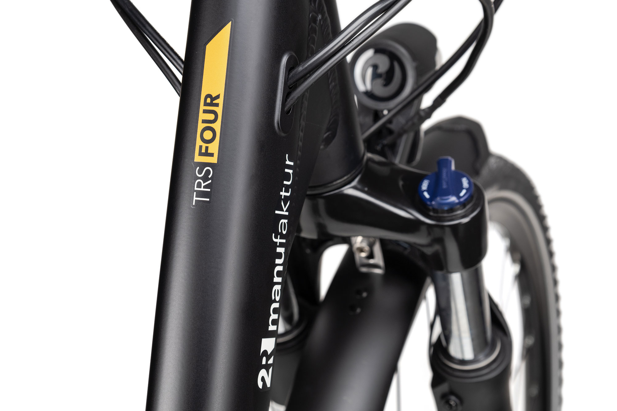 2R Manufaktur TRS FOUR Wave 46 cm | black matt/orange grey matt