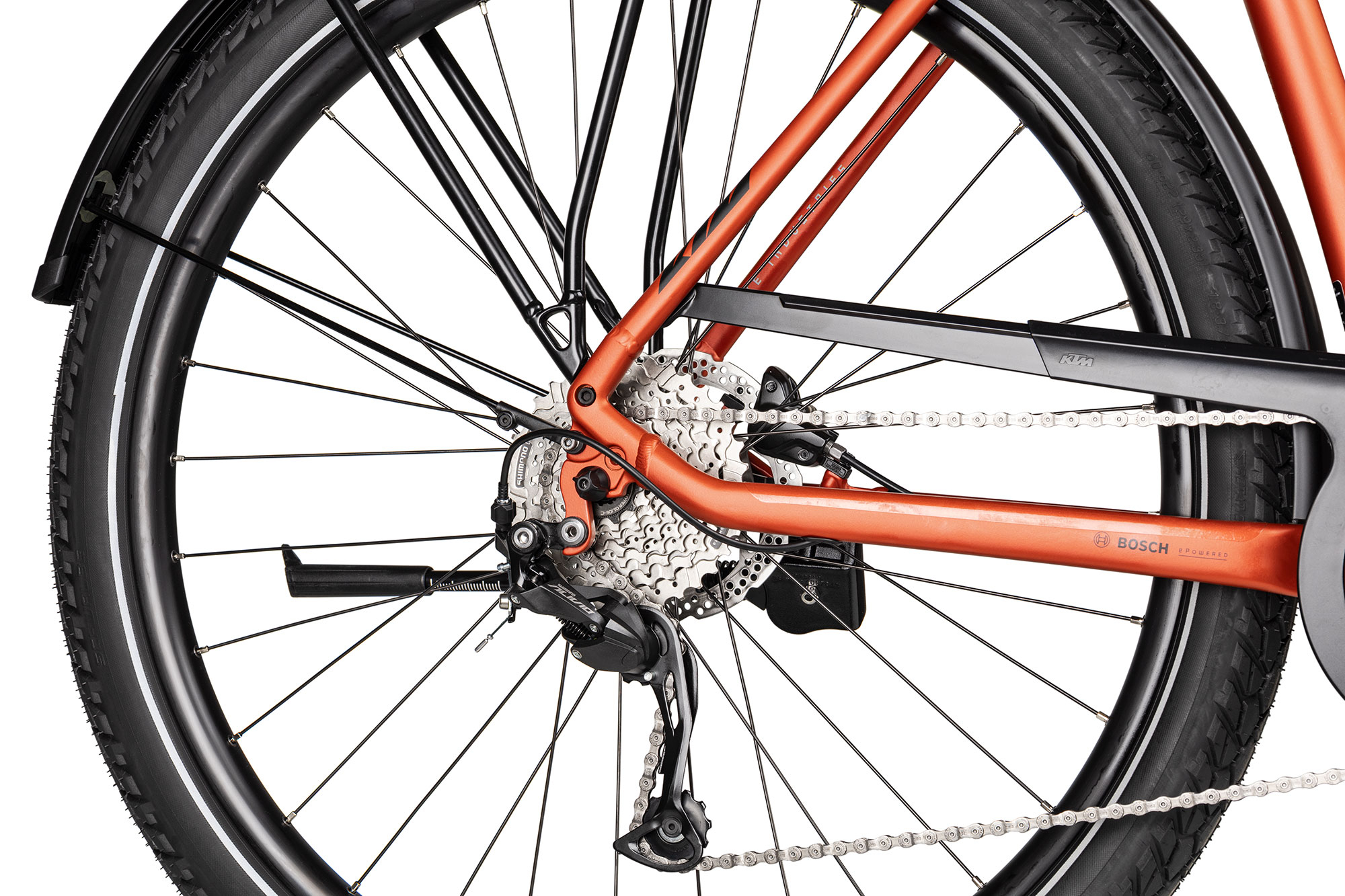 KTM MACINA GRAN 610 2025 46 cm | burnt orange matt/black grey