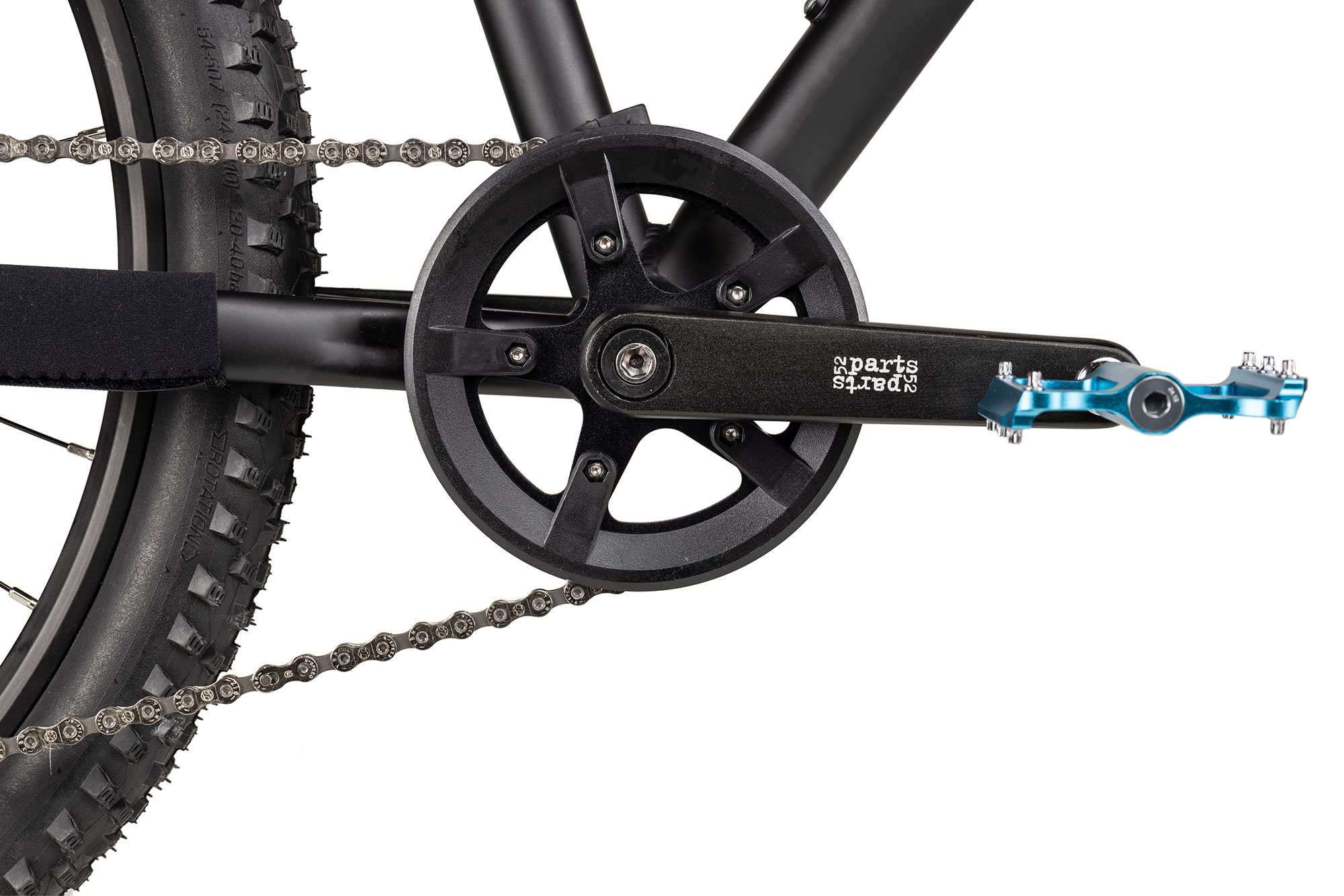 KUbikes 24 MTB DISC 29 cm | schwarz/laser blue