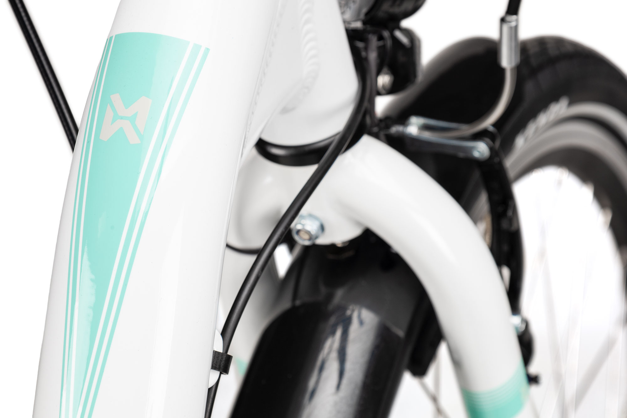 Maxim Malia 26 7 Wave 38 cm | shiny white/turquoise grey