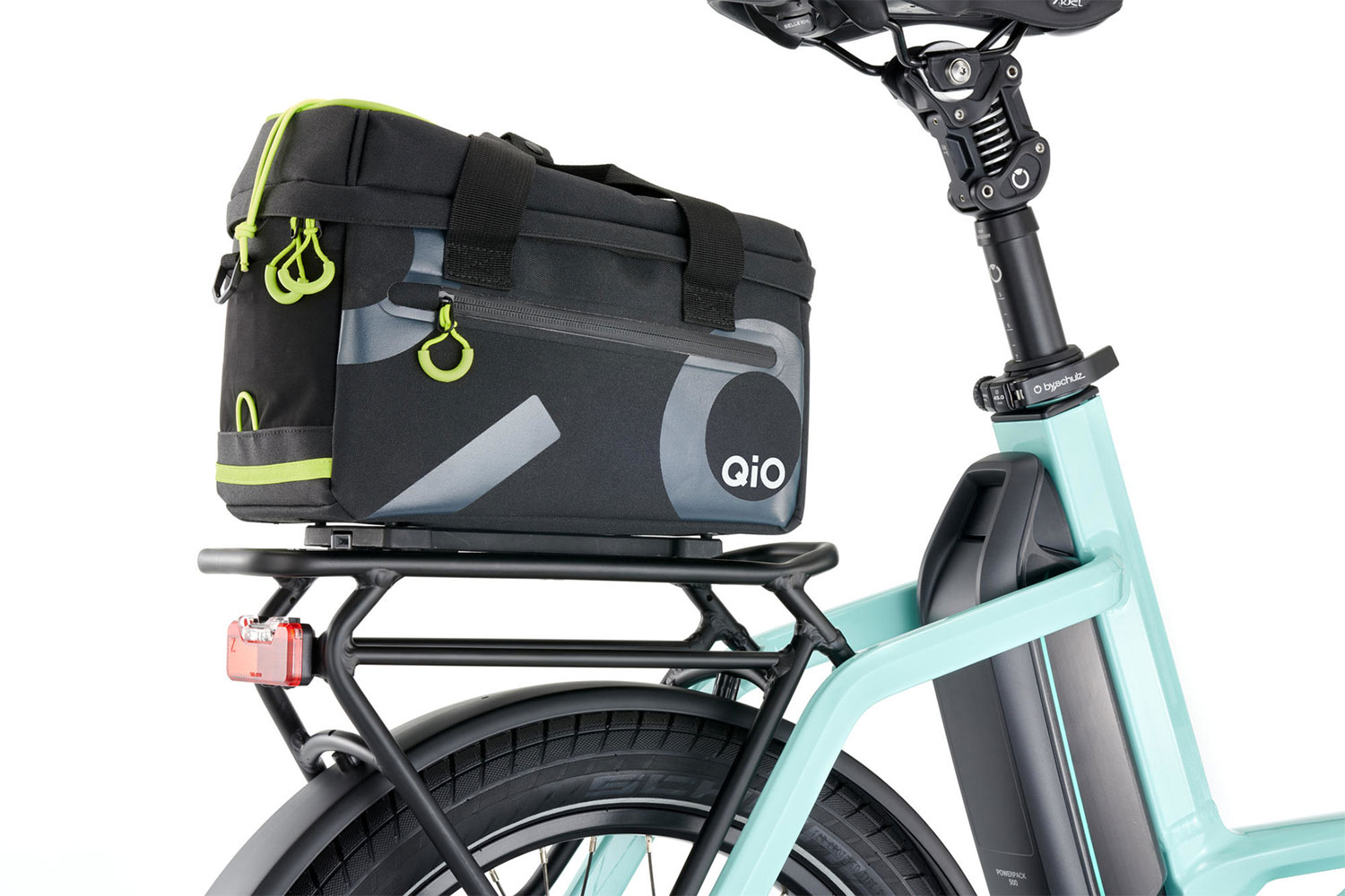 QIO Noah Gepäckträgertasche MIK 7 Liter | schwarz