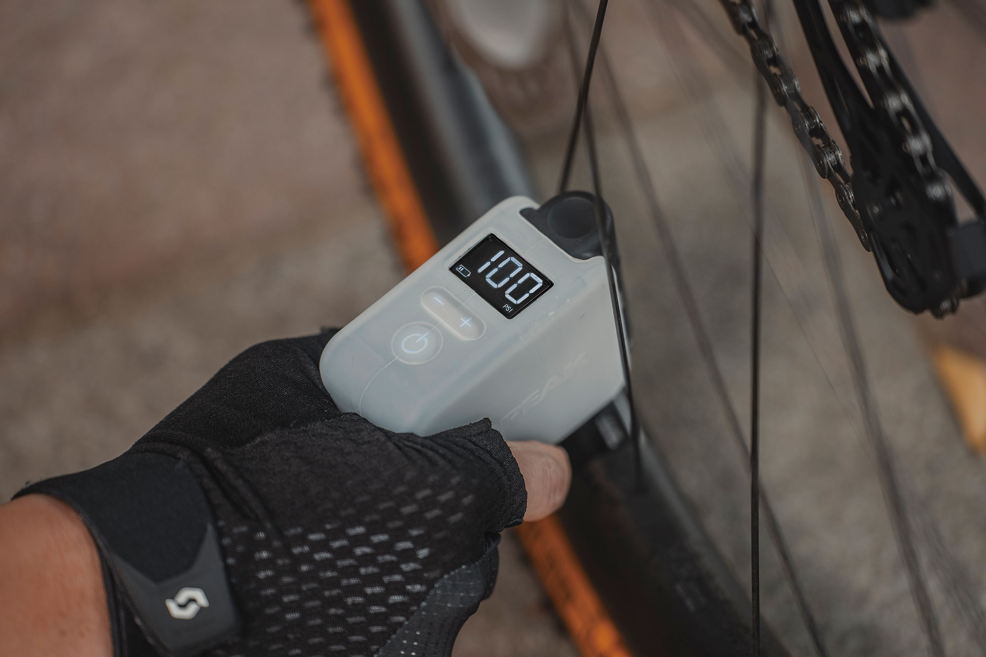 Topeak E-Booster Digital Pumpe schwarz