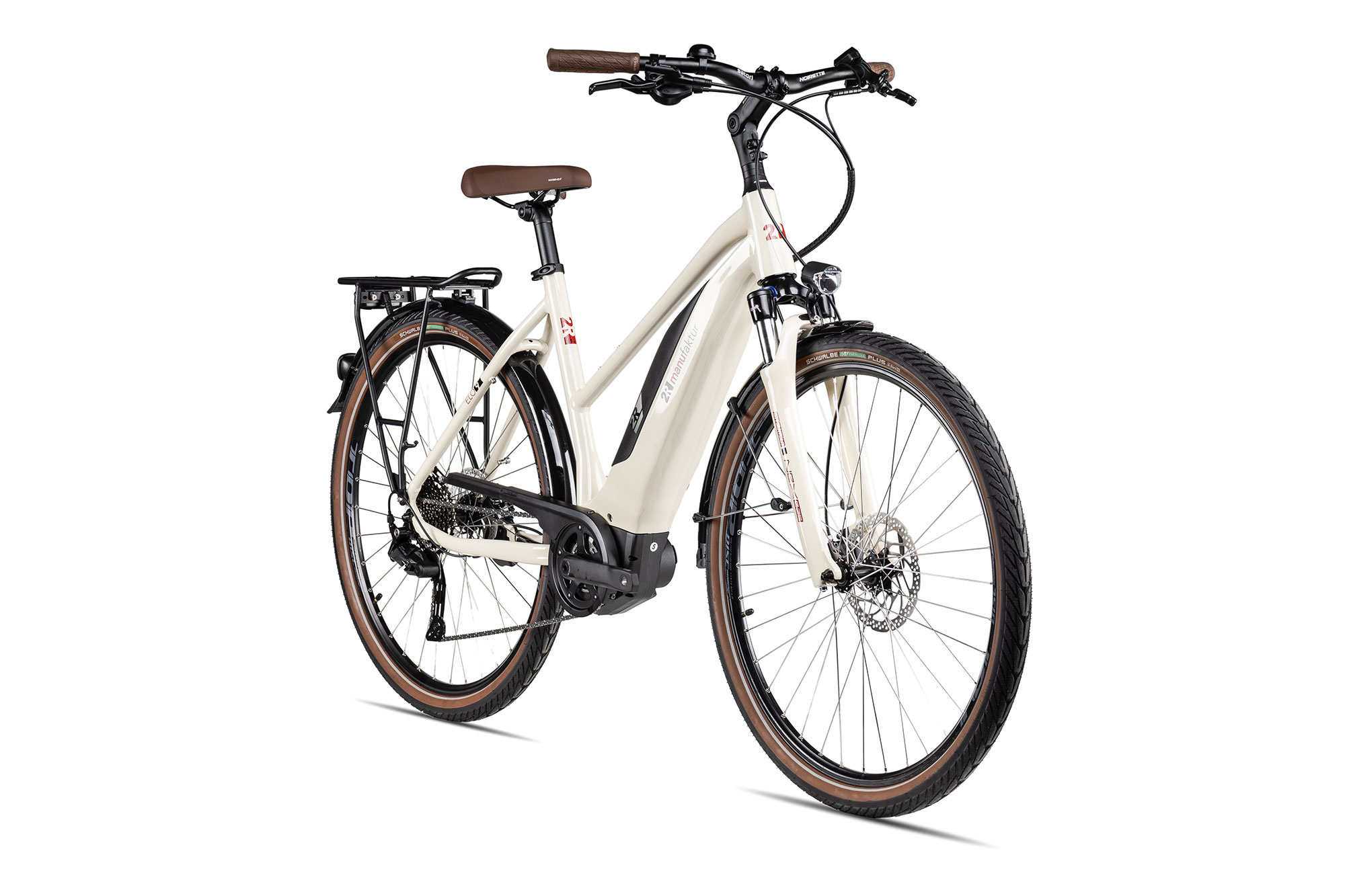 2R Manufaktur ELO 9 Trapez 56 cm | creme/black/rustyred