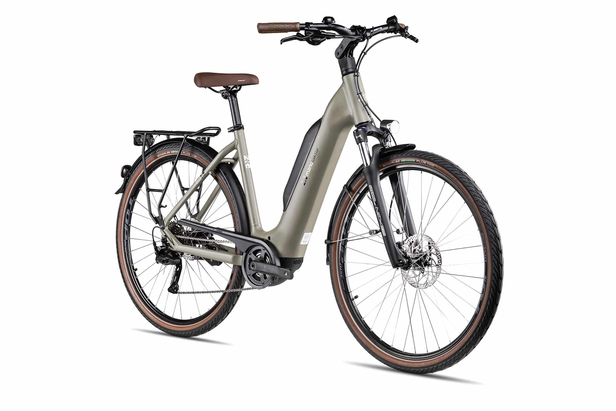 2R Manufaktur ELO 9 Wave 46 cm | moosgrau matt/black/perlweiss