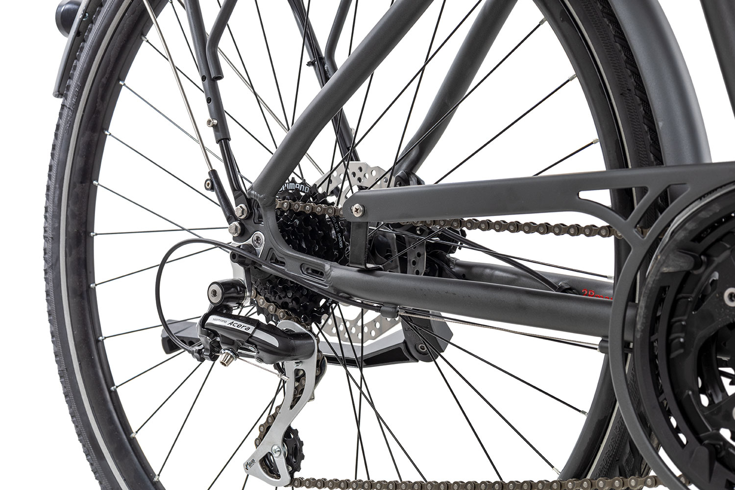 2R Manufaktur TLX24 Trapez 50 cm | grey matt | 28 Zoll