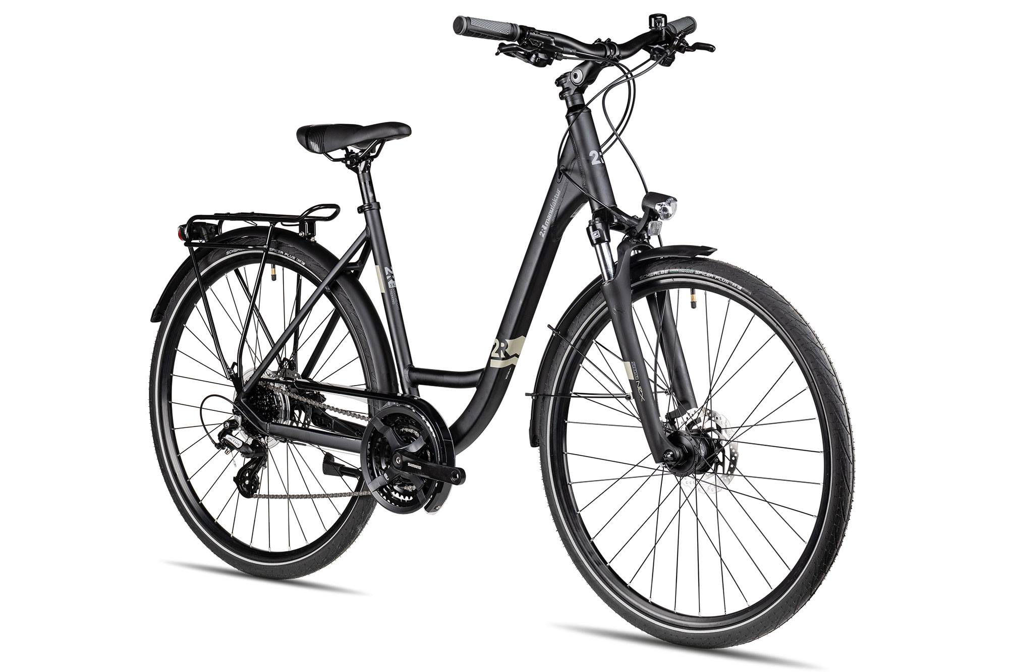 2R Manufaktur TRS 24 Wave 56 cm | black matt/grey