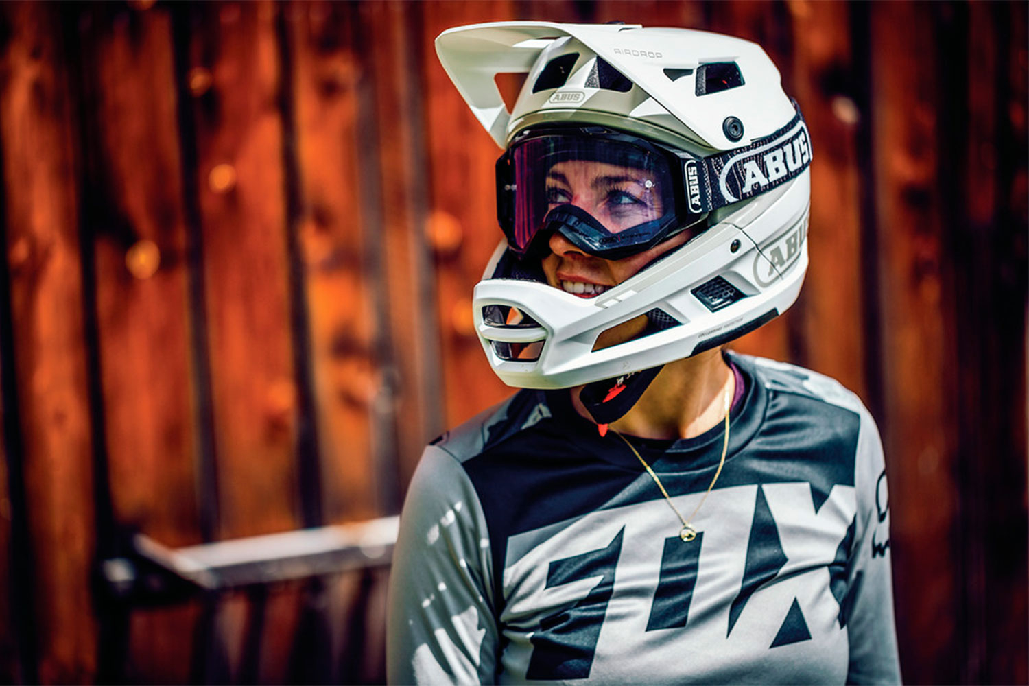 Abus AirDrop Mips Fullface Helm 52-58 cm | polar white