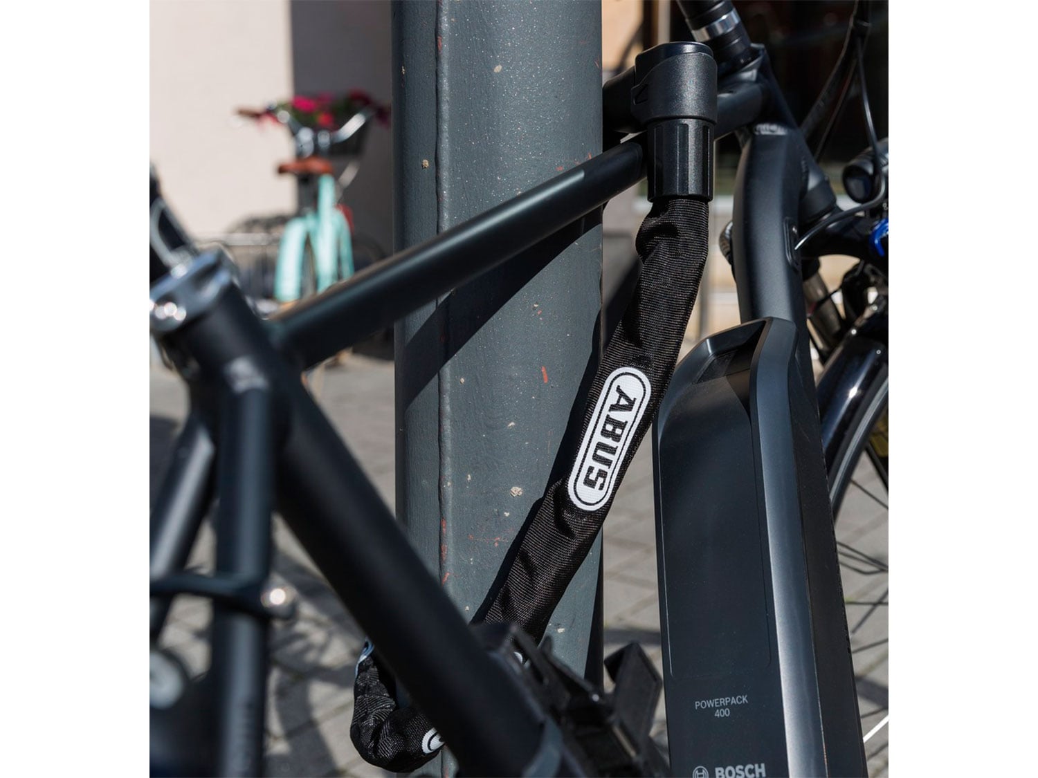 Abus City Chain 1010 Kettenschloss 140 cm | schwarz