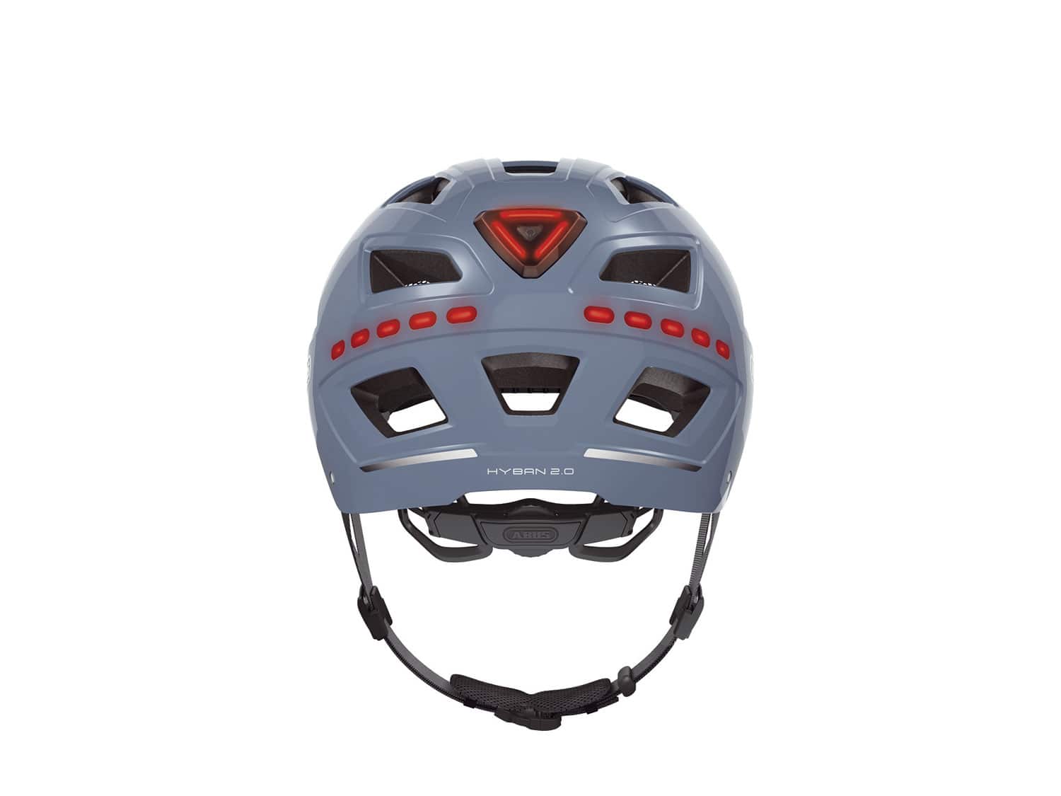 Abus Hyban 2.0 LED Helm 58-63 cm | signal glacier