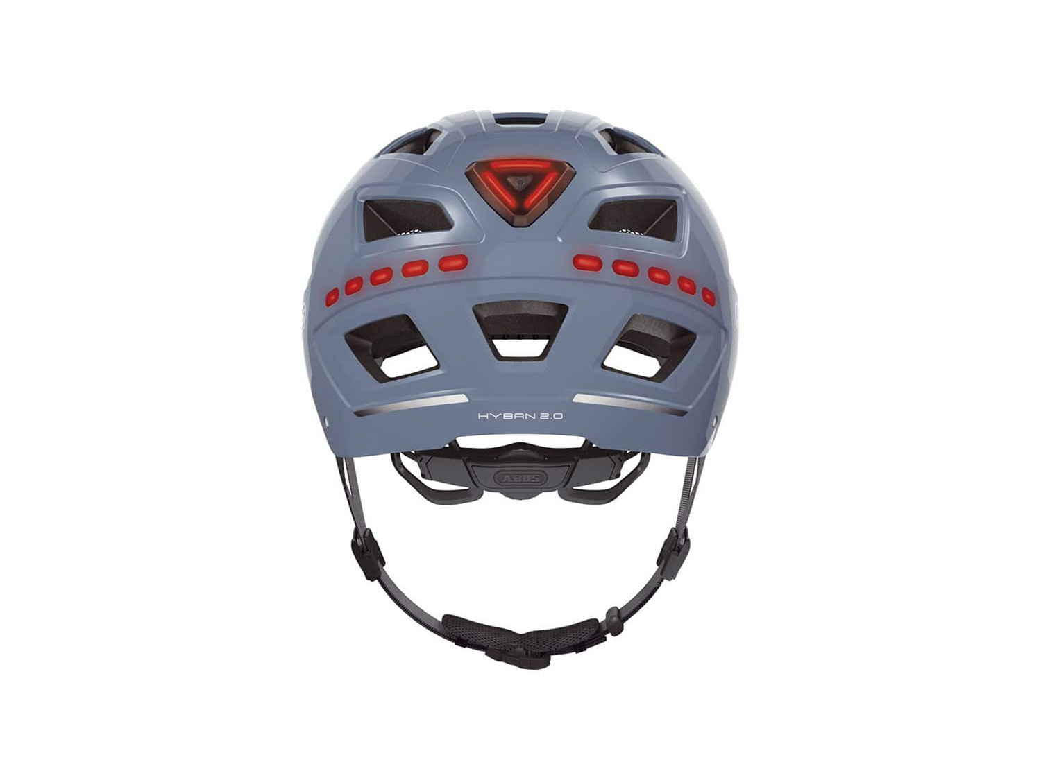 Abus Hyban 2.0 LED Helm 58-63 cm | signal glacier