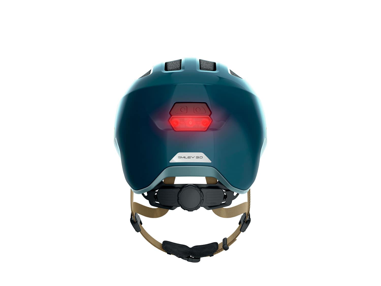 Abus Smiley 3.0 ACE LED Helm 45-50 cm | royal green