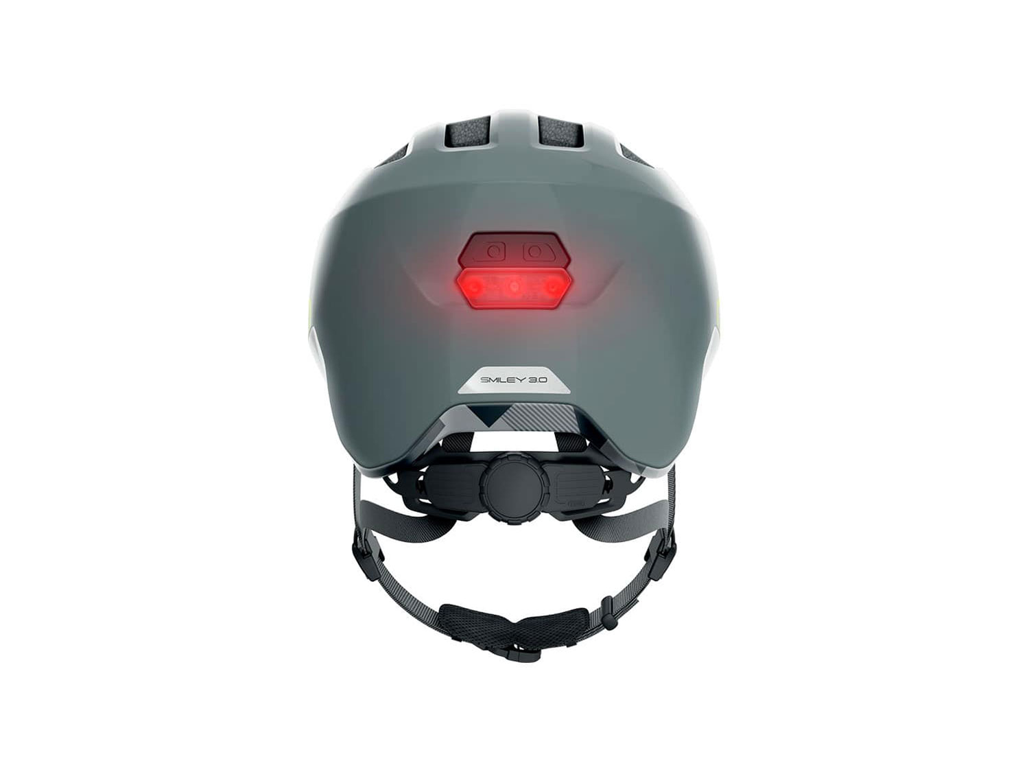 Abus Smiley 3.0 ACE LED Helm 45-50 cm | shiny grey