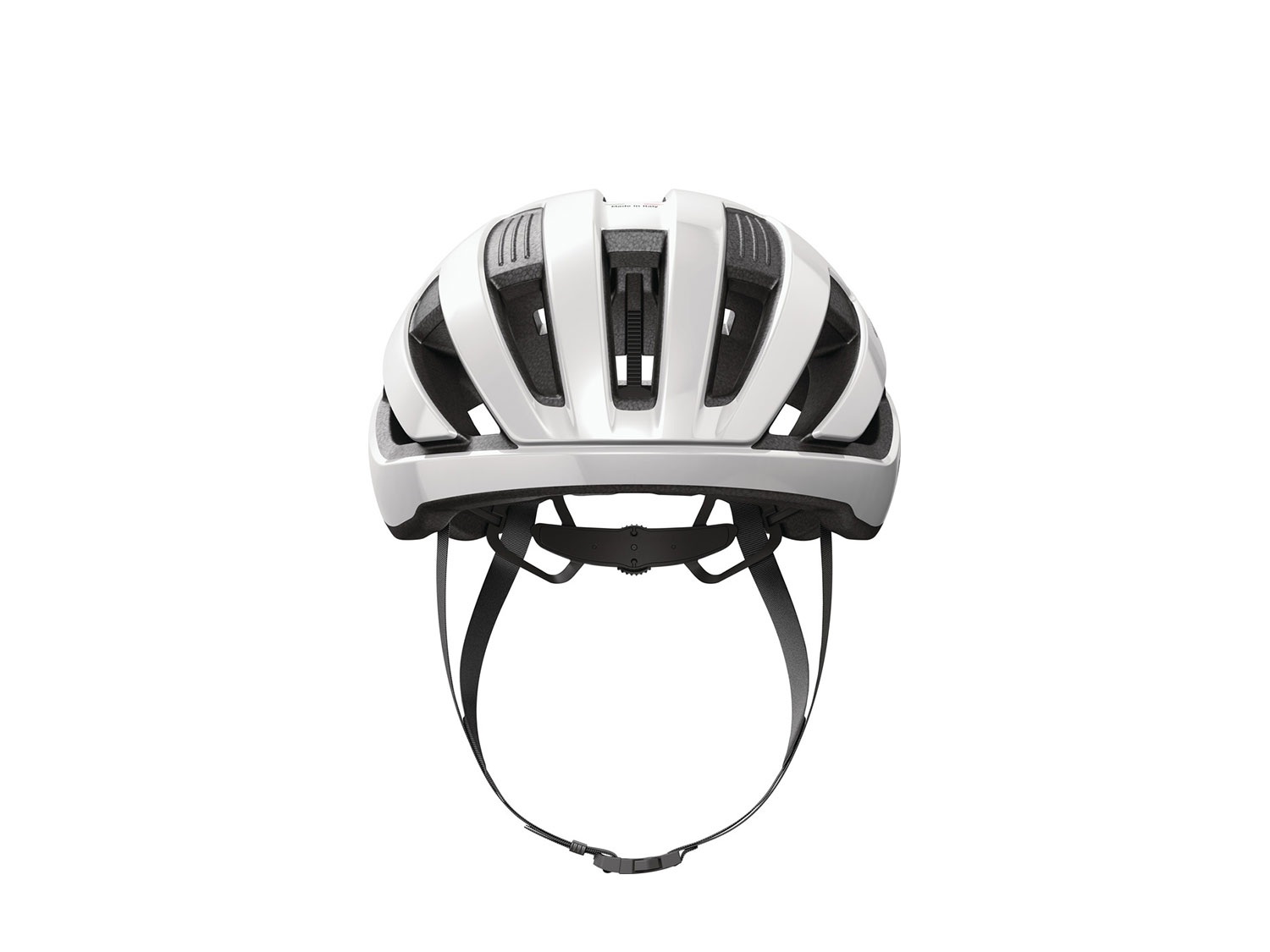 Abus Wingback Rennradhelm 57-61 cm | shiny white