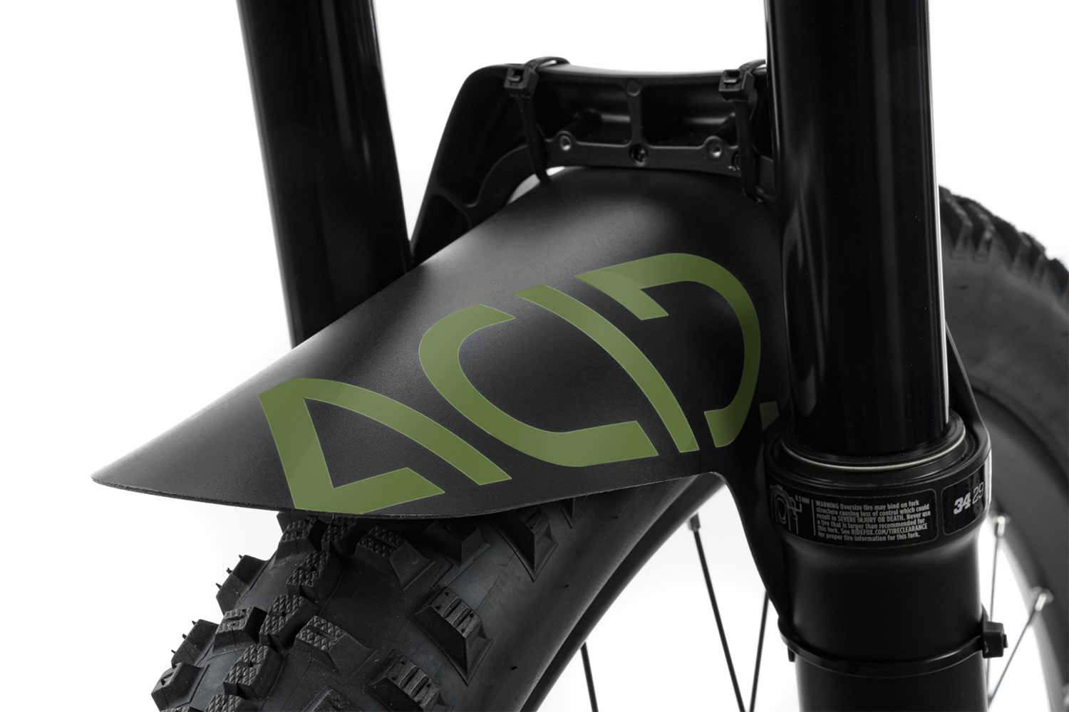 Acid Downhill Schutzblech vorne black`n`olive