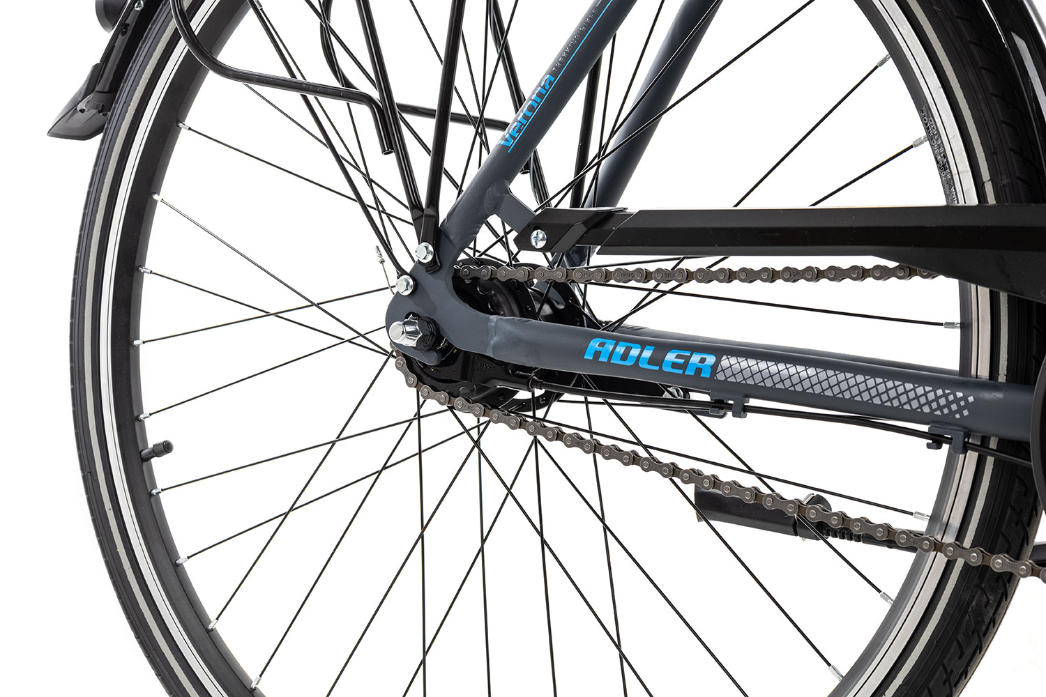Adler Verona Nexus 48 cm | darkgrey matt/grey blue | 28 Zoll