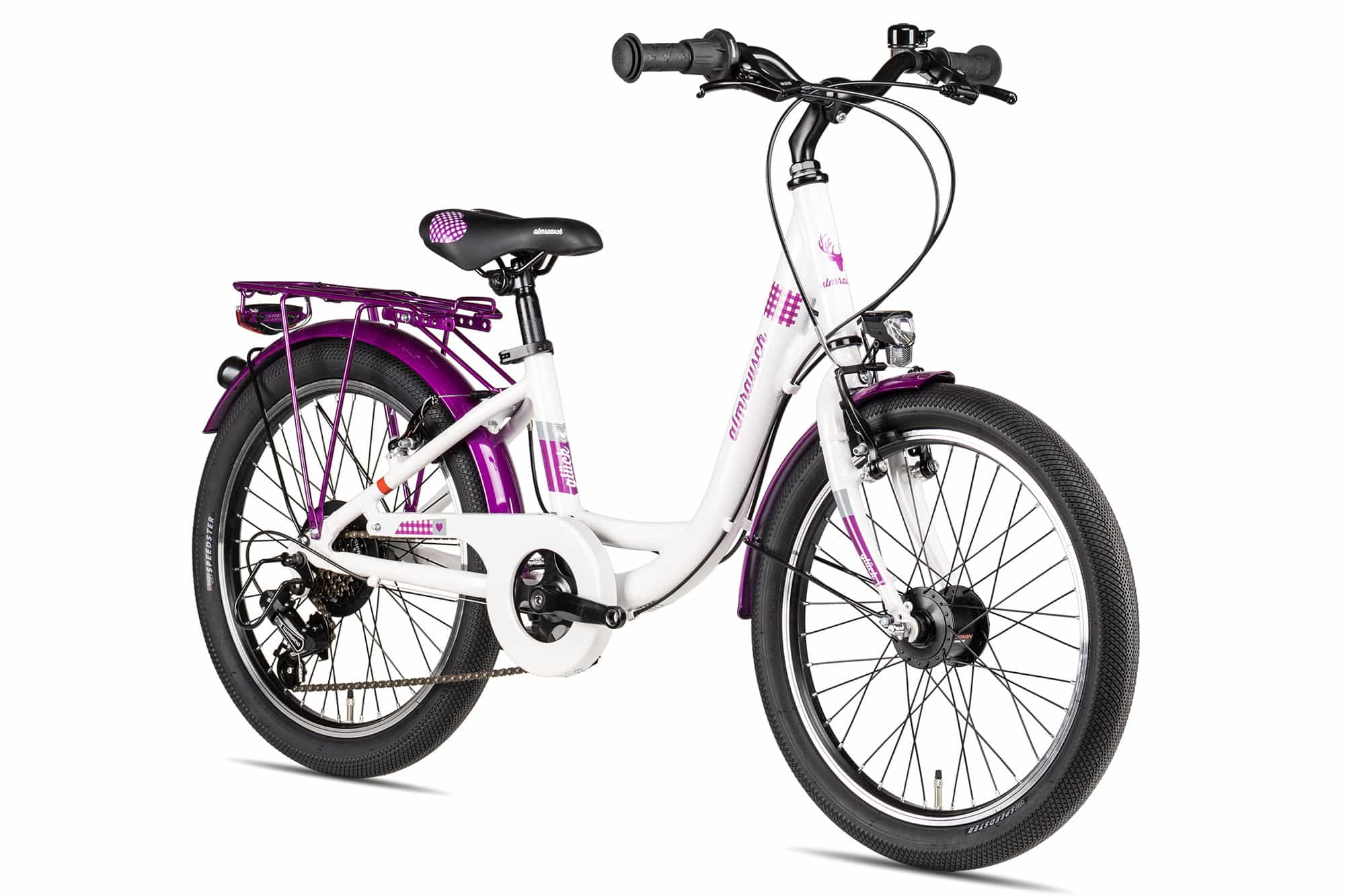Almrausch GLÜCK 7 20 29 cm | shimmerwhite violet grey