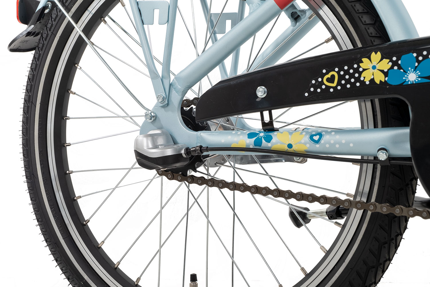 Almrausch Zucker 3 20 Wave 30 cm | don blue matt | 20 Zoll