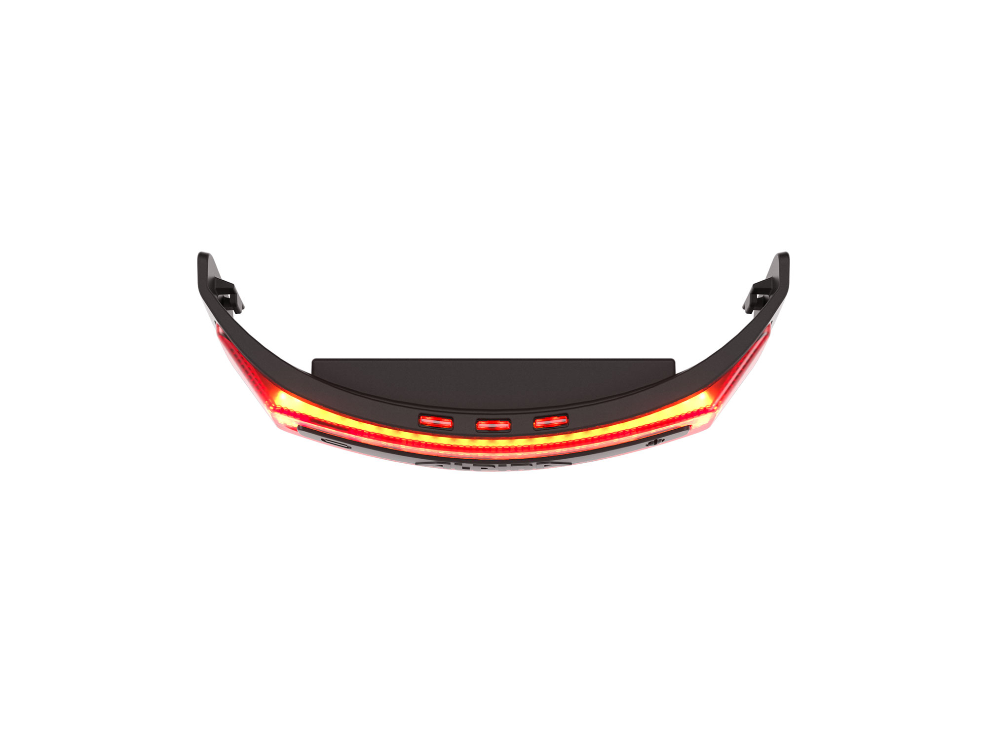 Alpina Clip On Light Fahrradhelmleuchte schwarz