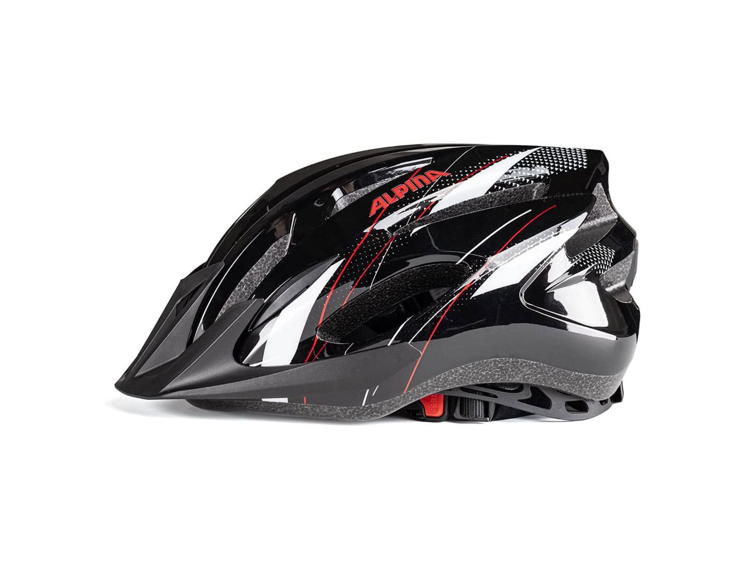 Alpina MTB17 SMU Helm 54-58 cm | black white red