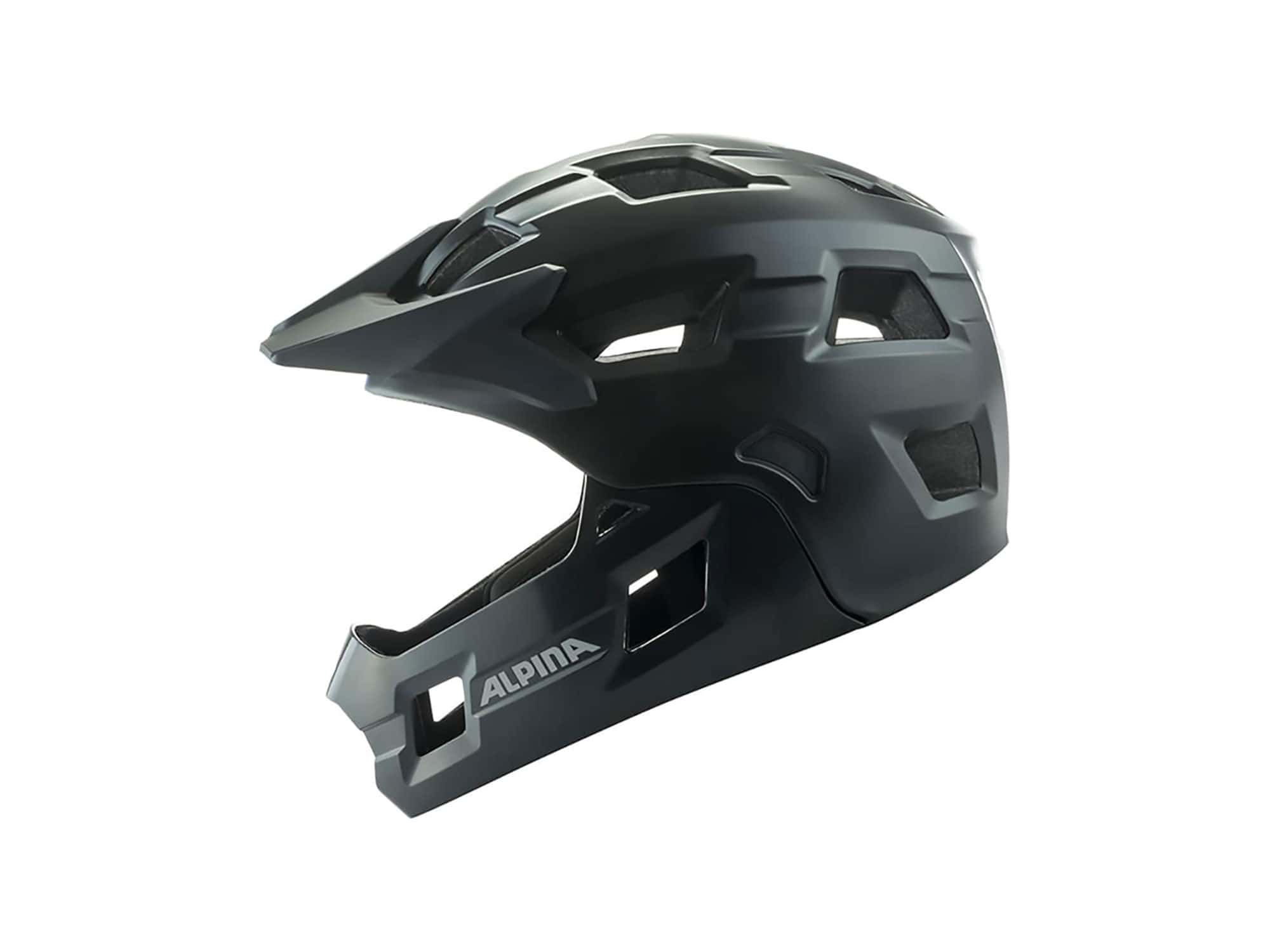 Alpina Rupi Fullface-Helm 50-55 cm | black matt