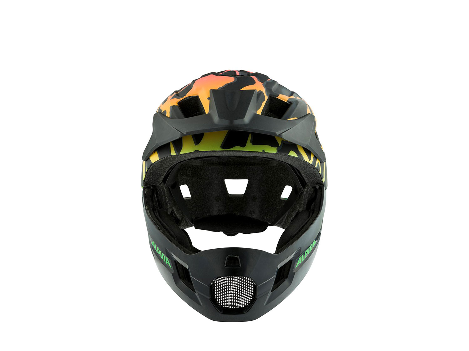 Alpina Rupi Fullface-Helm 50-55 cm | fading neon matt