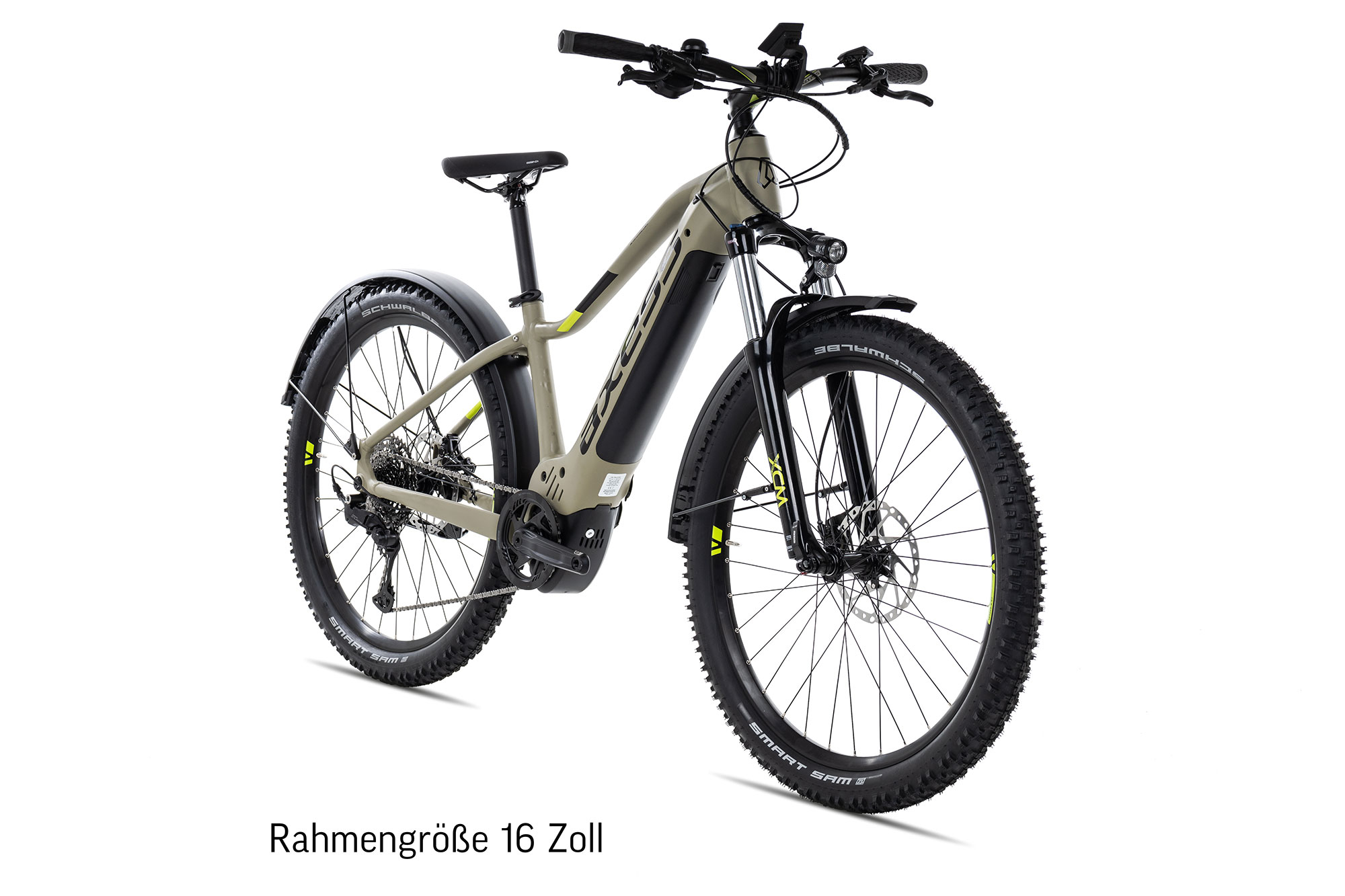 Axess FORCE Allroad 16 Zoll | khakigrey matt/black/lime | 27.5 Zoll