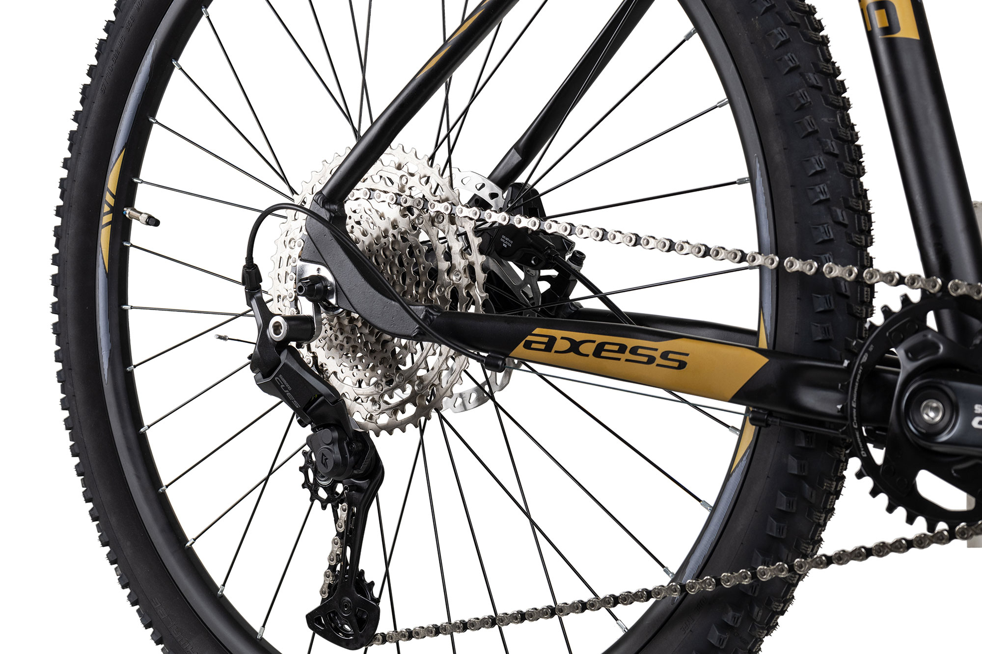 Axess PRIDE 17 Zoll | satinblack gold grey