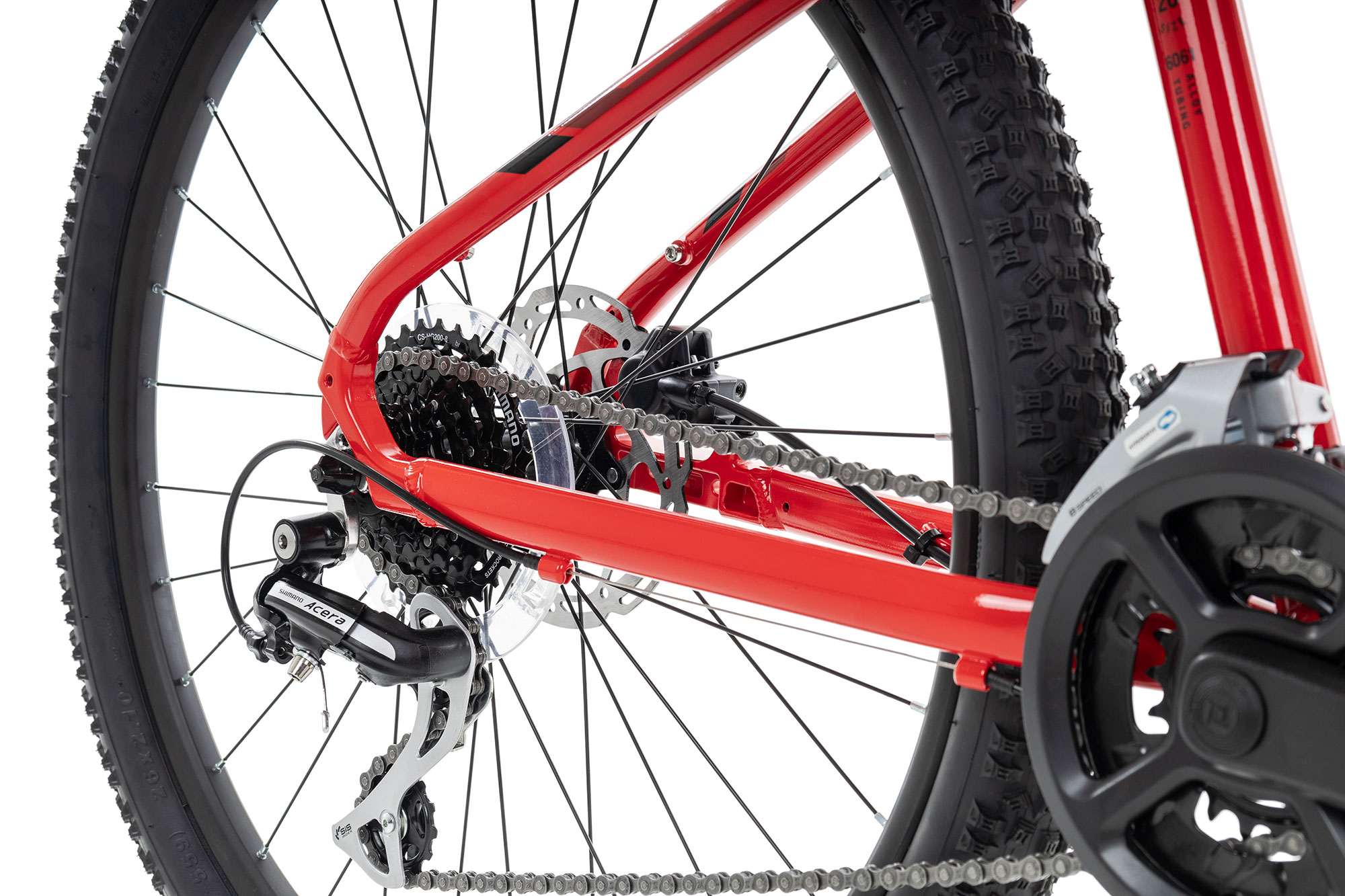 Axess STIPE Pro 26 14 Zoll | red black | 26 Zoll