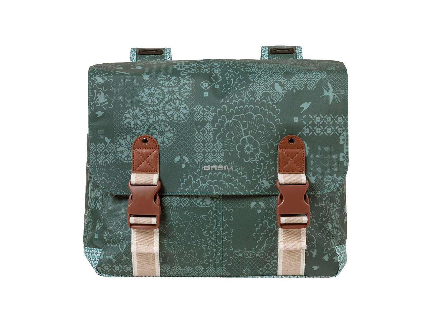 Basil Boheme Double Bag Tasche 35 Liter | forestgreen