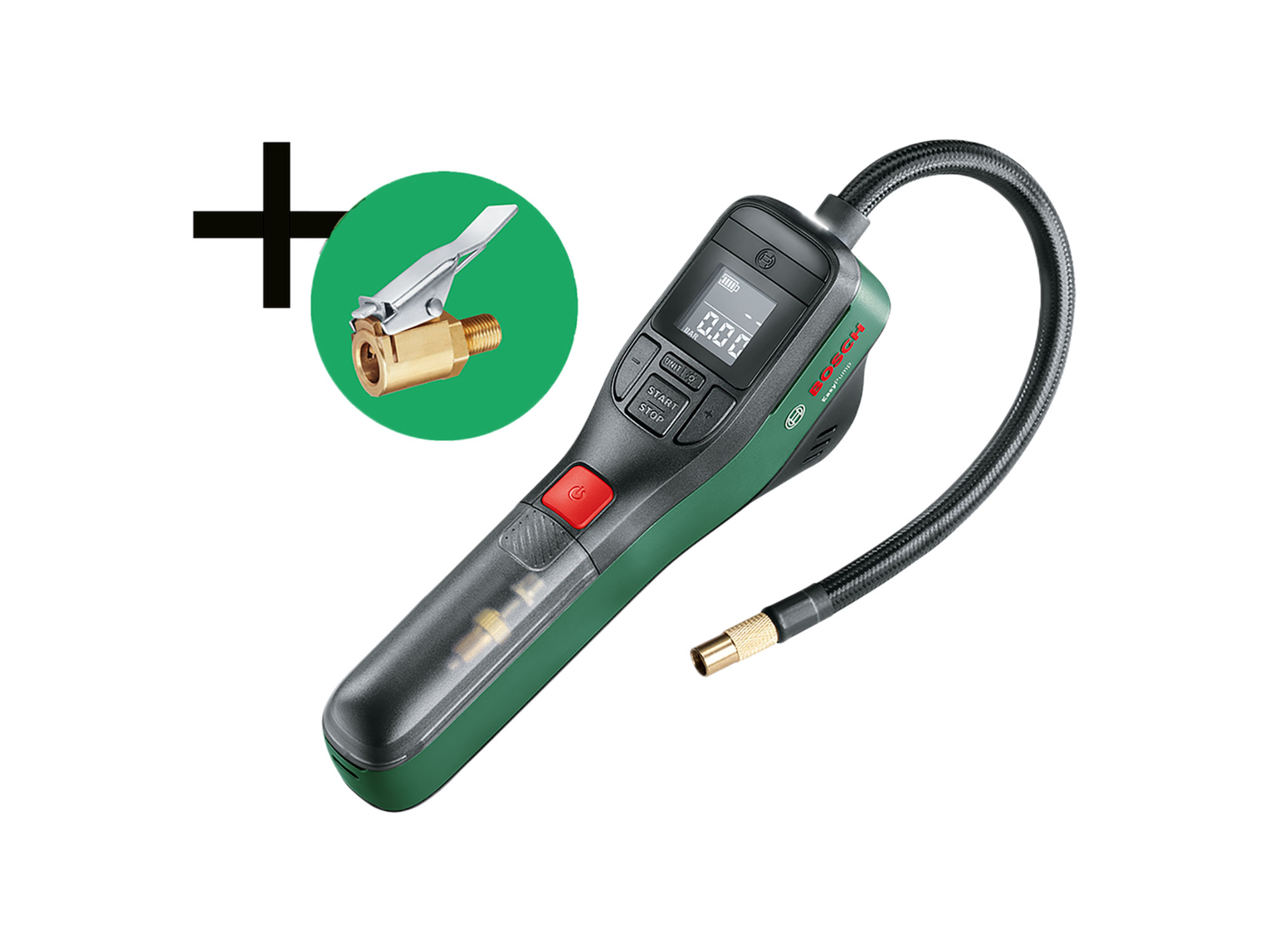 Bosch EasyPump Akku-Druckluftpumpe grün