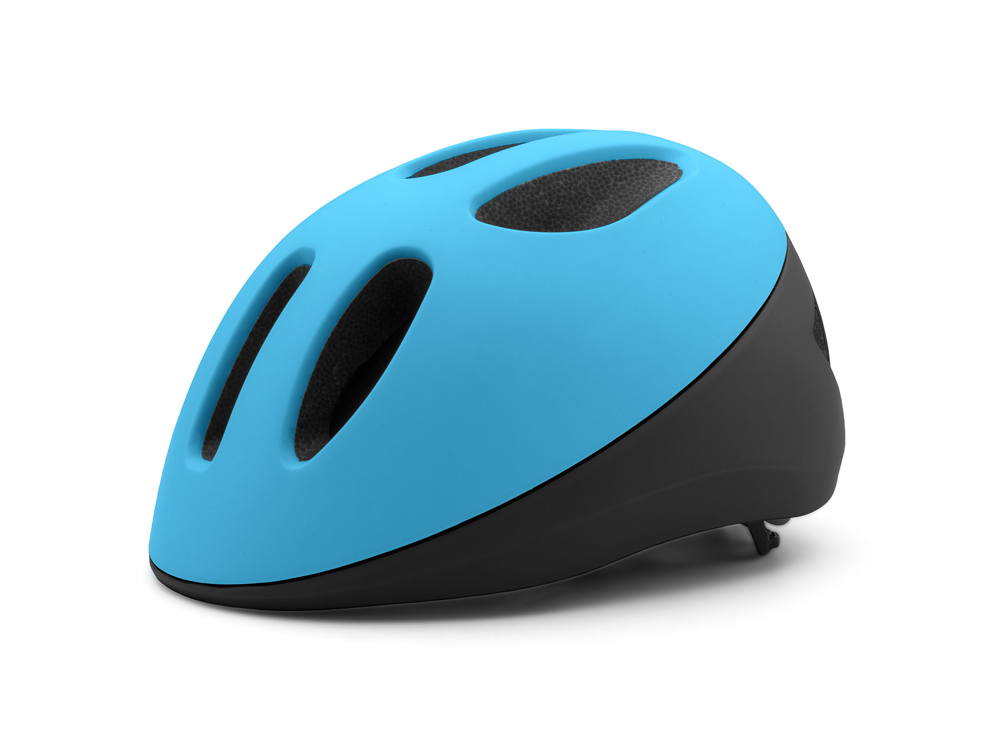 Chirp Lumi LED Kinderhelm 48-52 cm | matte blue/matte black