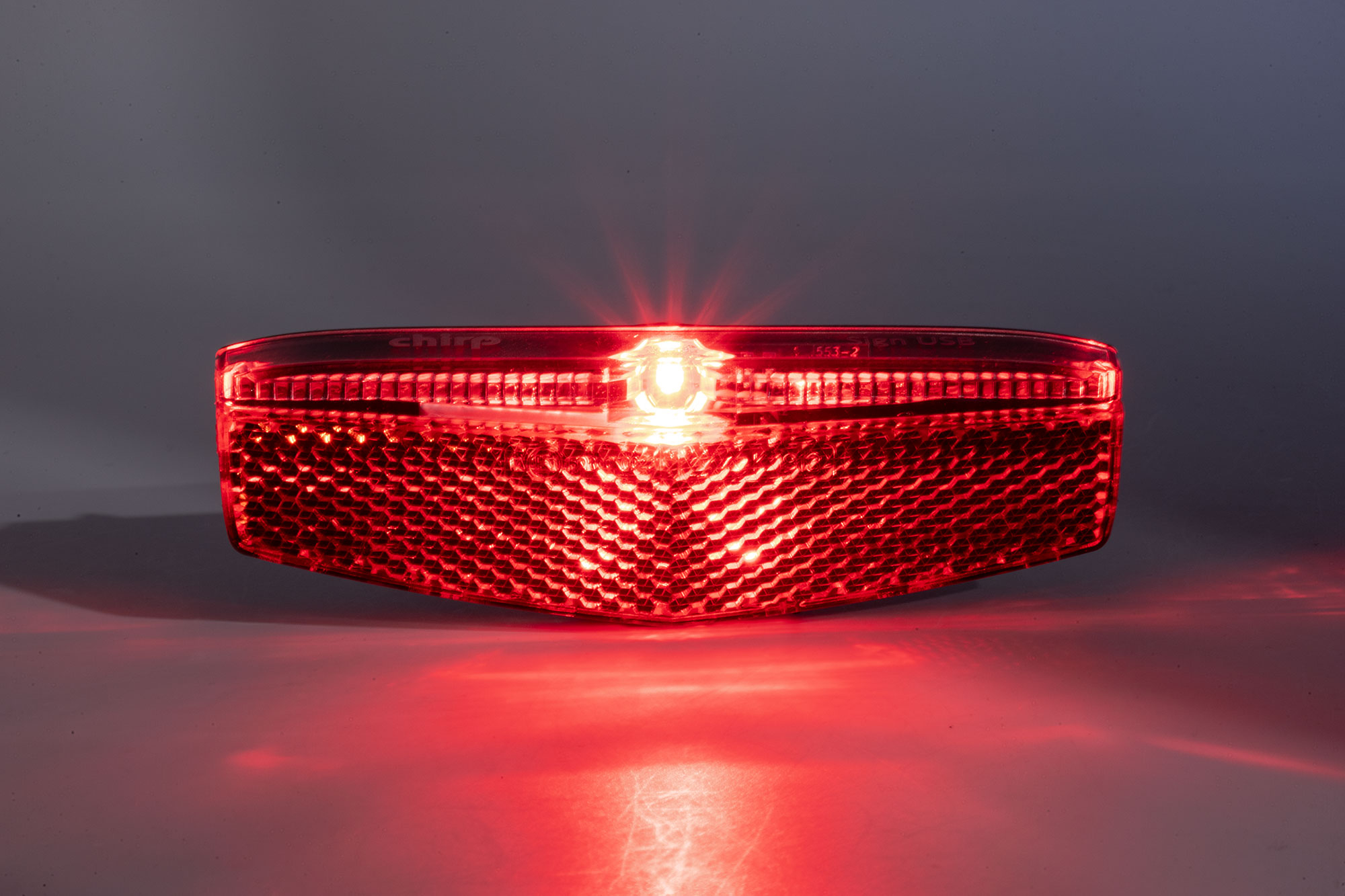 Chirp SIGN USB Rücklicht für Gepäckträger rot