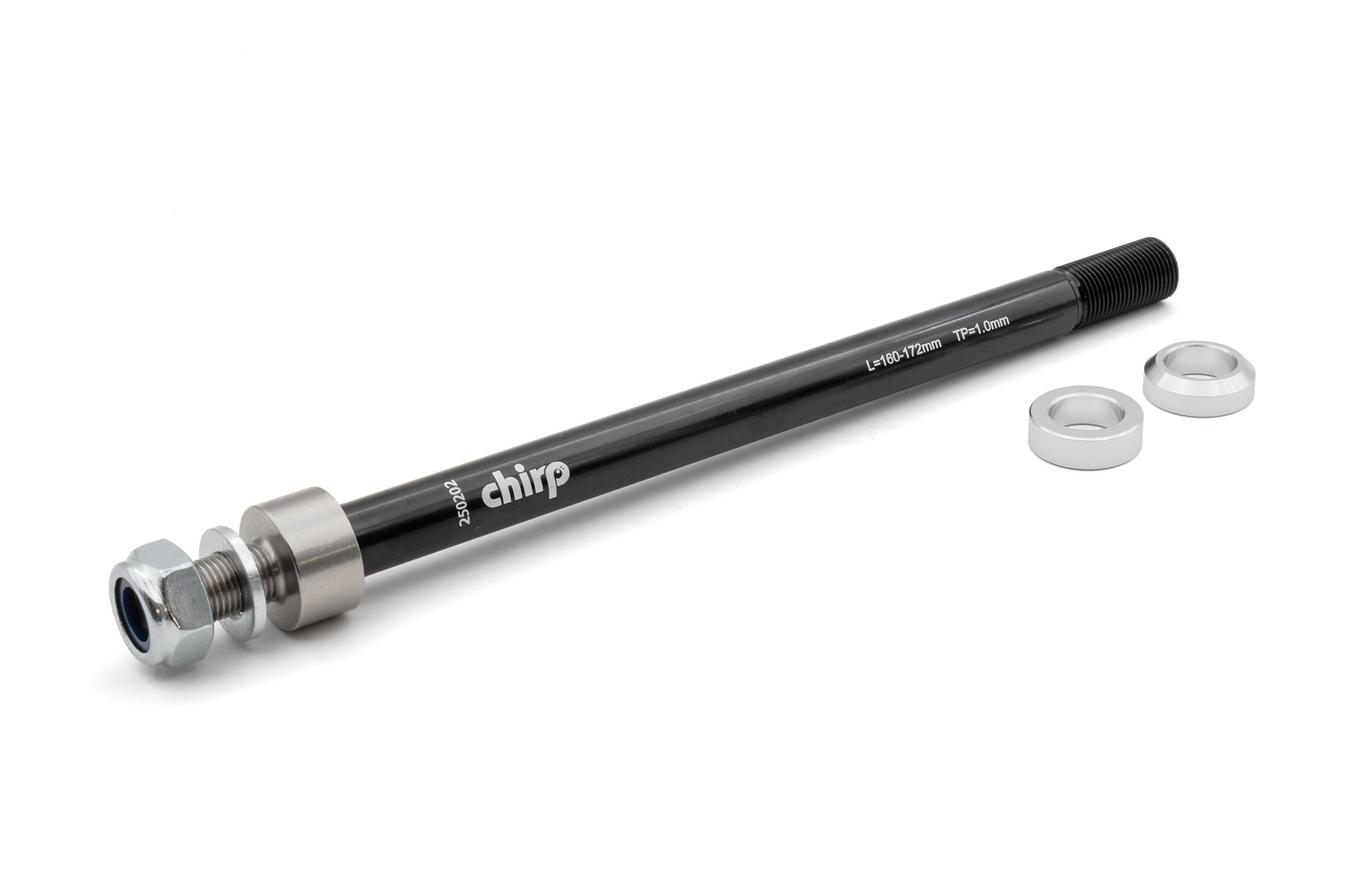 Chirp Steckachse M12 für Fahrradanhänger Syntace M12x1.0 (160-172 mm)